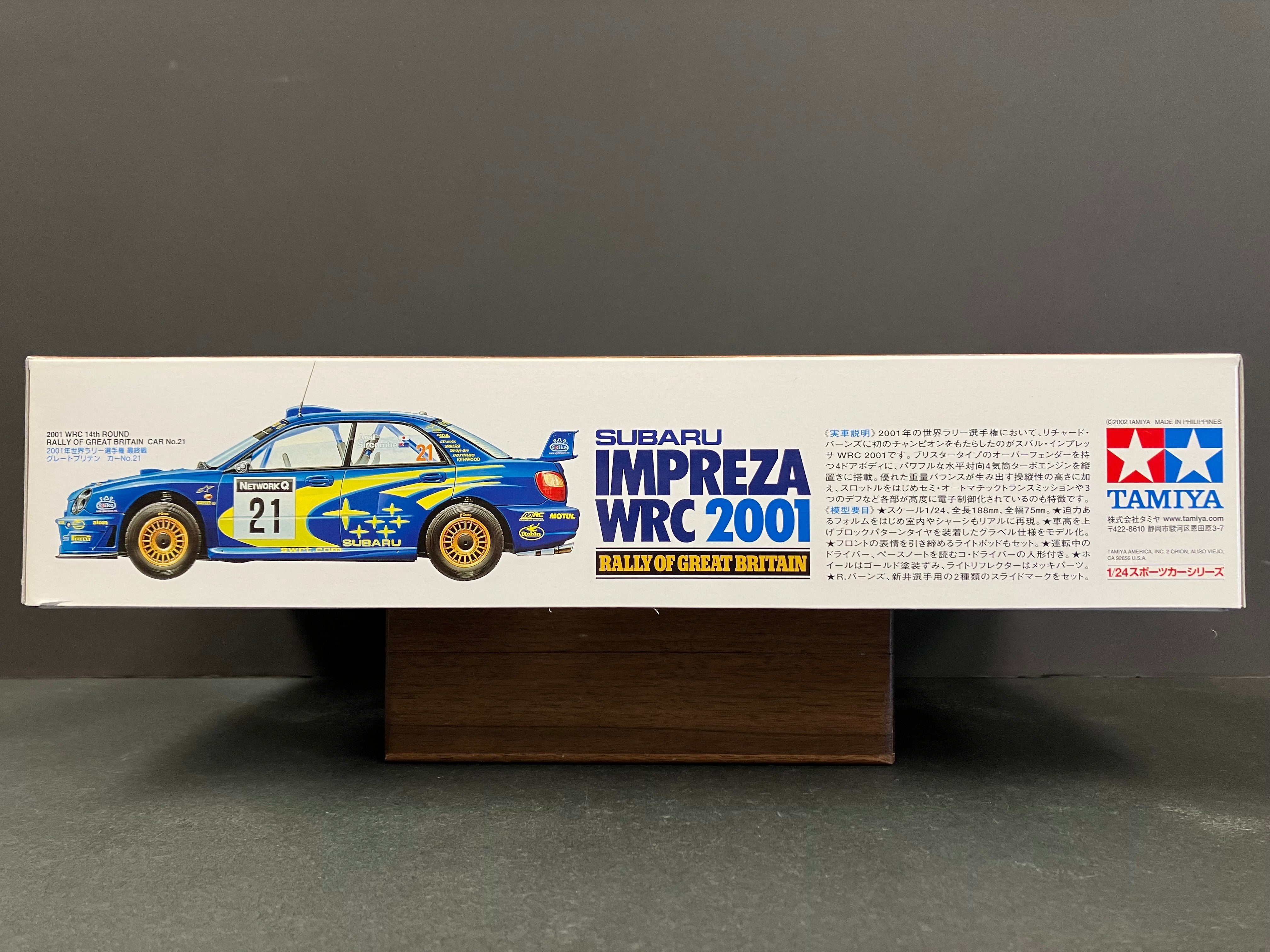 No. 250 Subaru Impreza WRC GDB ~ Year 2001 Rally of Great Britain Version [Richard Burns & Robert Reid]