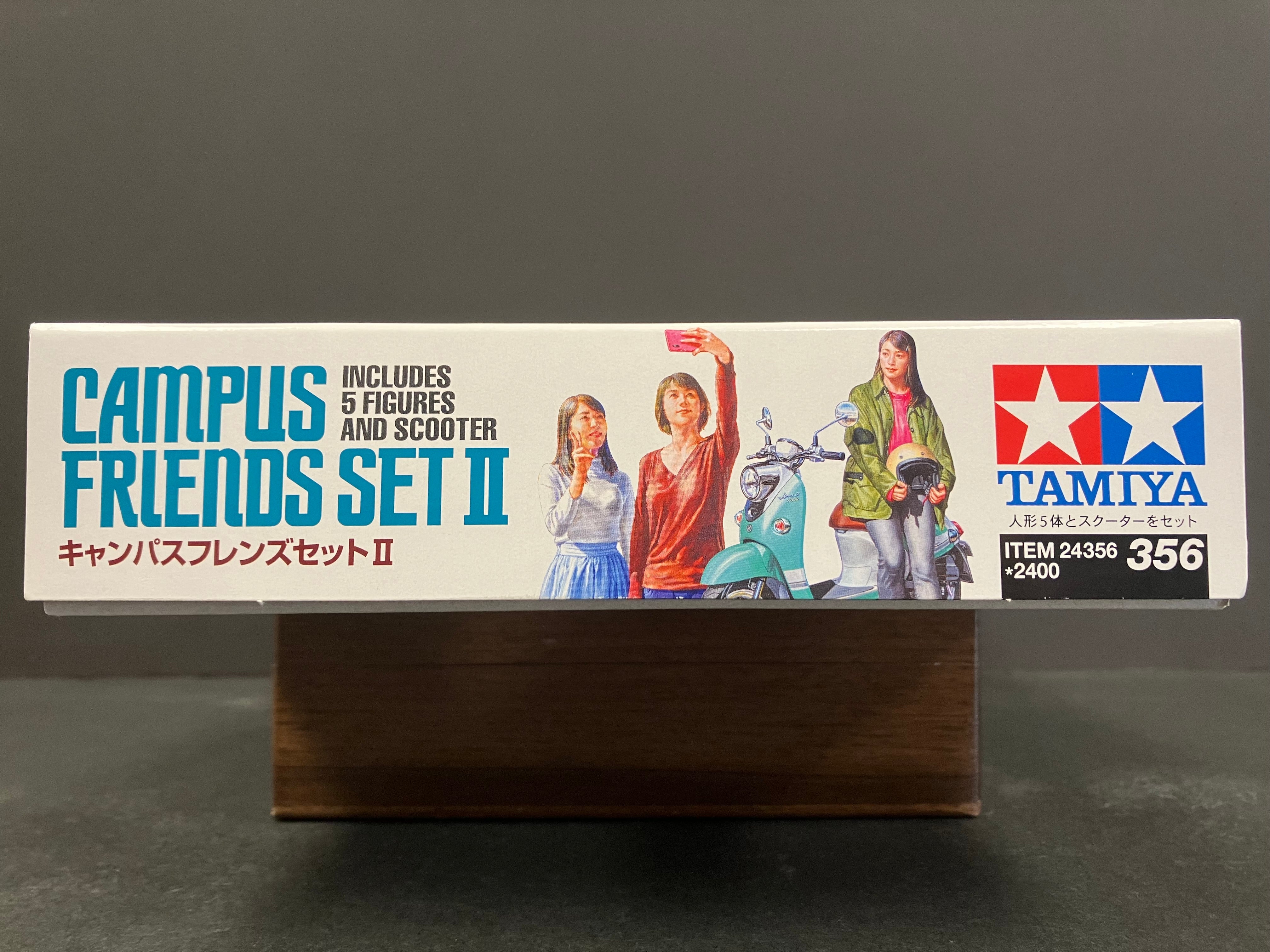 No. 356 Campus Friends Set II includes 5 Figures and Yamaha Vino Scooter