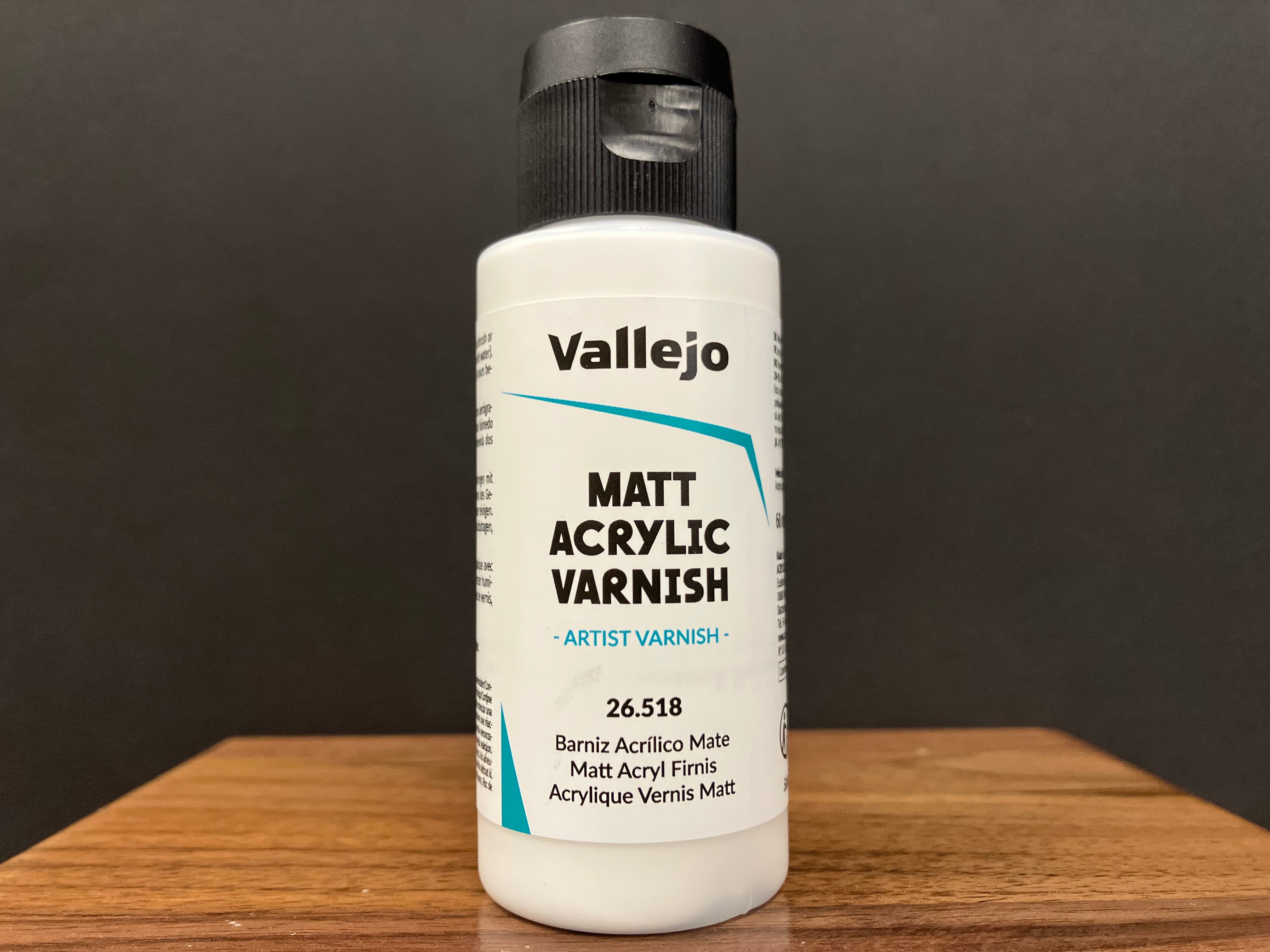 Auxiliary Products: Matt Acrylic Varnish [水性透明保護漆 - 消光啞透明]