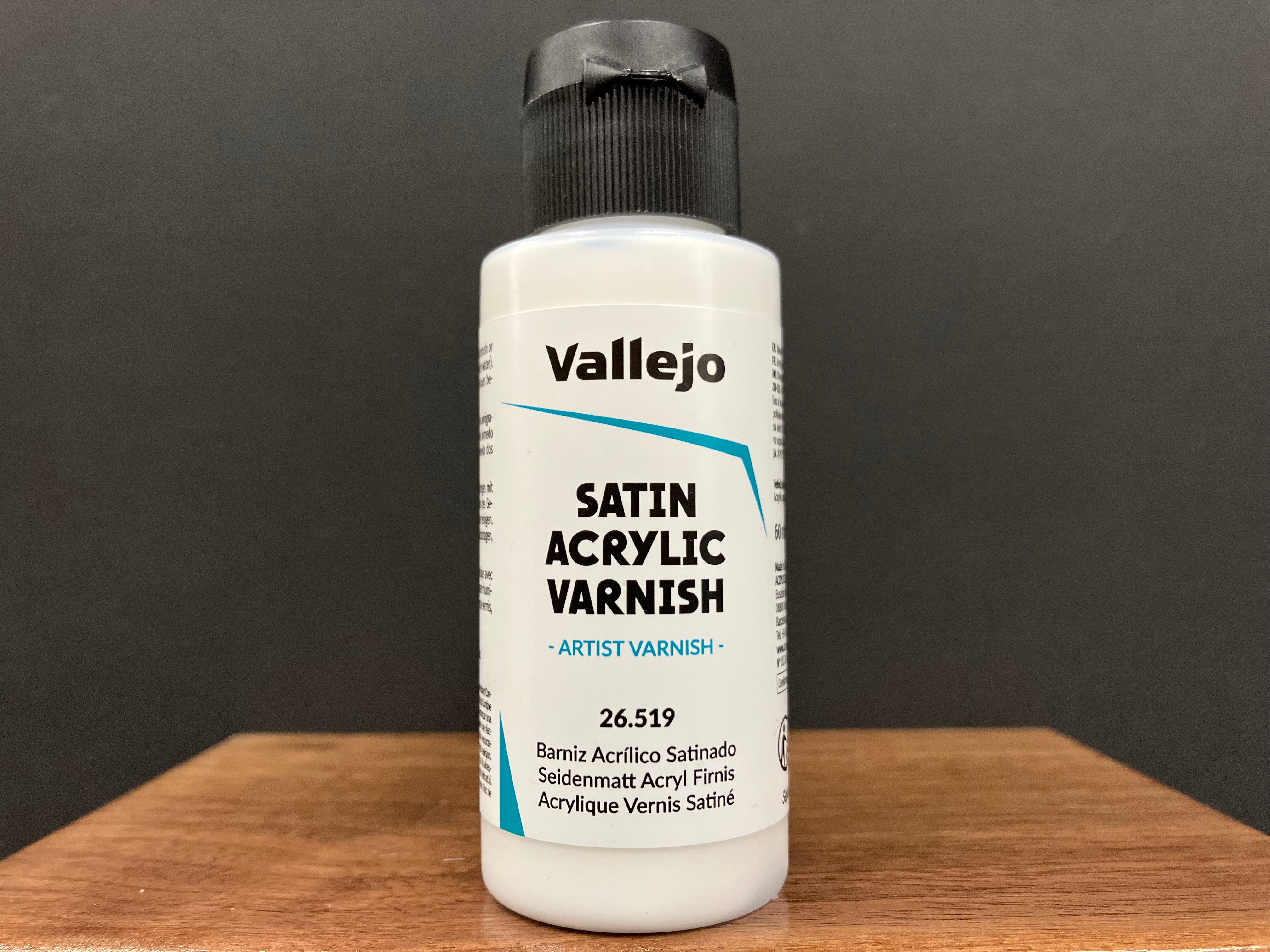 Auxiliary Products: Satin Acrylic Varnish [水性透明保護漆 - 半光澤透明]