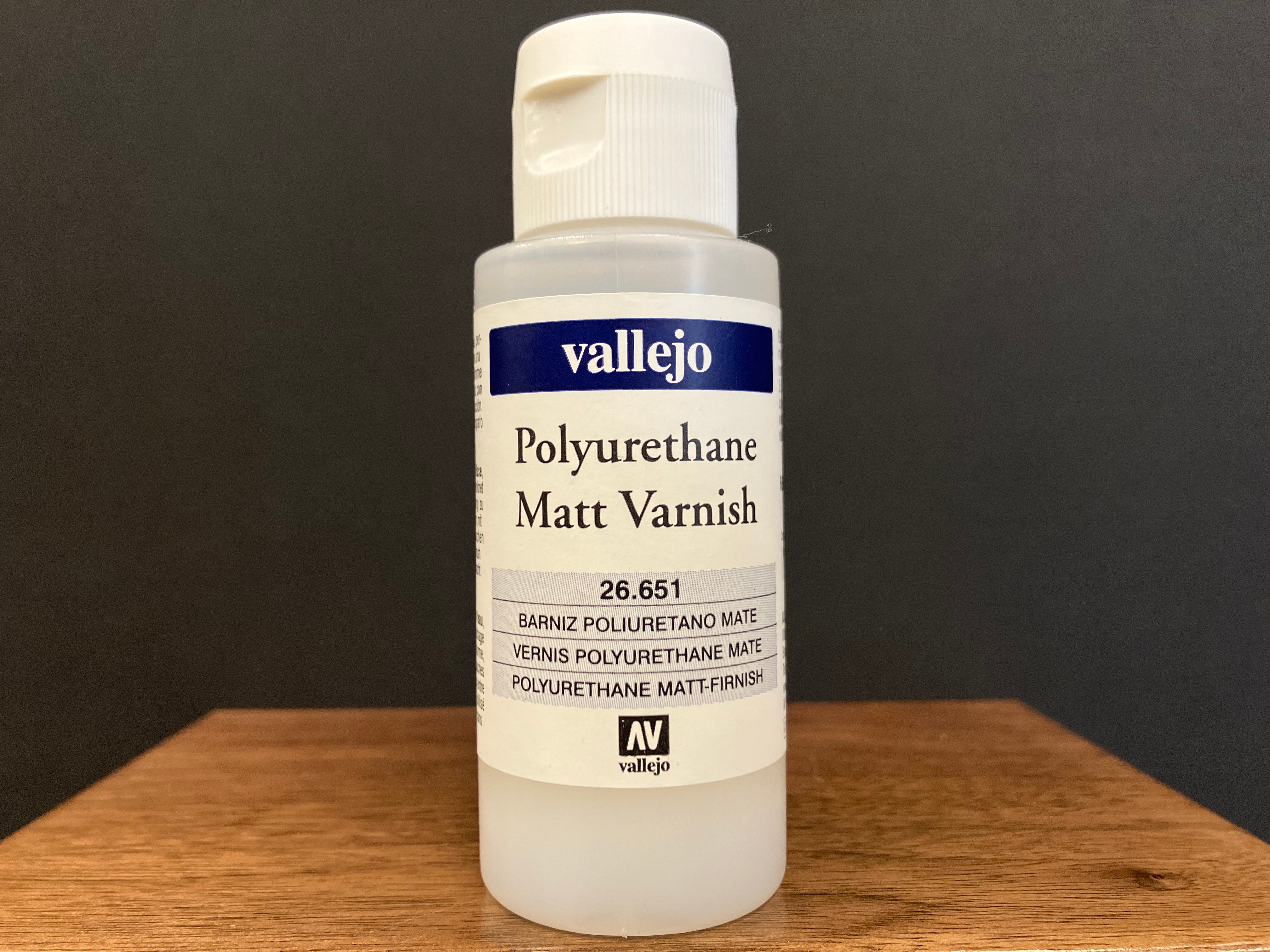 Auxiliary Products: Matt Polyurethane Varnish [水性聚氨酯透明保護漆 ~ 防刮/抗UV - 消光啞透明]