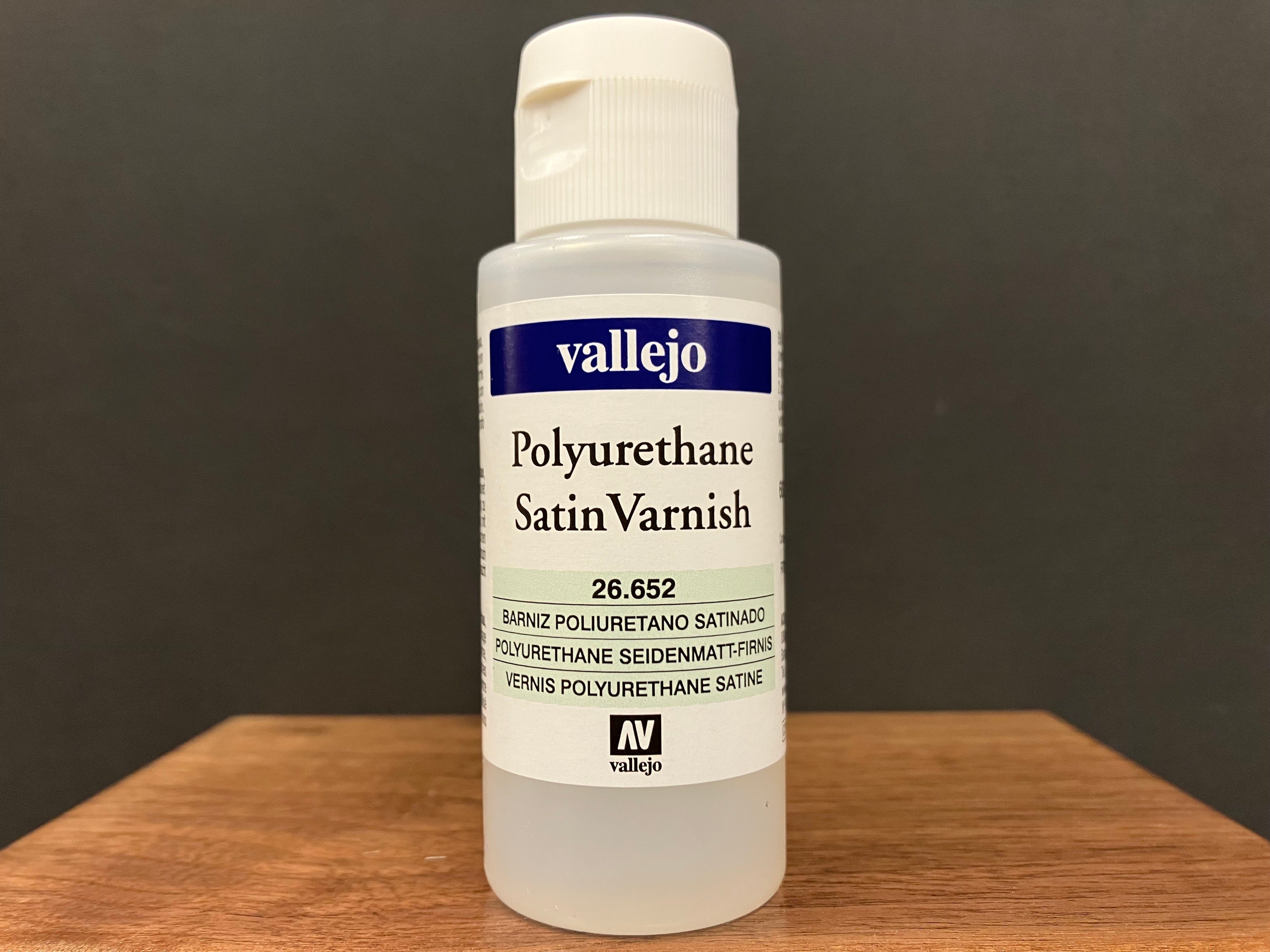 Auxiliary Products: Satin Polyurethane Varnish [水性聚氨酯透明保護漆 ~ 防刮/抗UV - 半光澤透明]