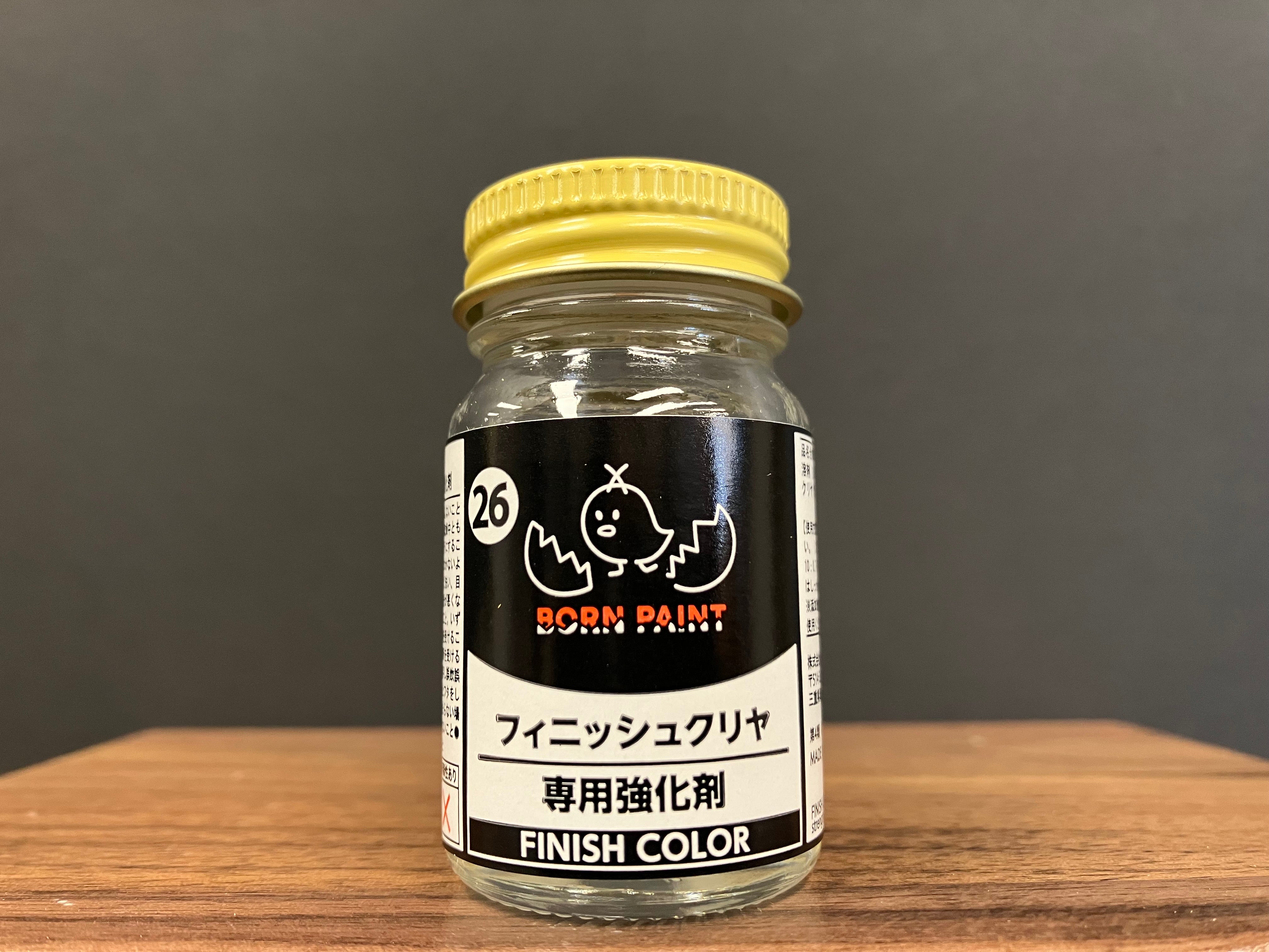 No. 26 Finish Color Clear Strengthening Agent [低侵蝕 - 亮光澤透明專用強化劑] (フィニッシュクリヤ専用強化剤) 10 ml