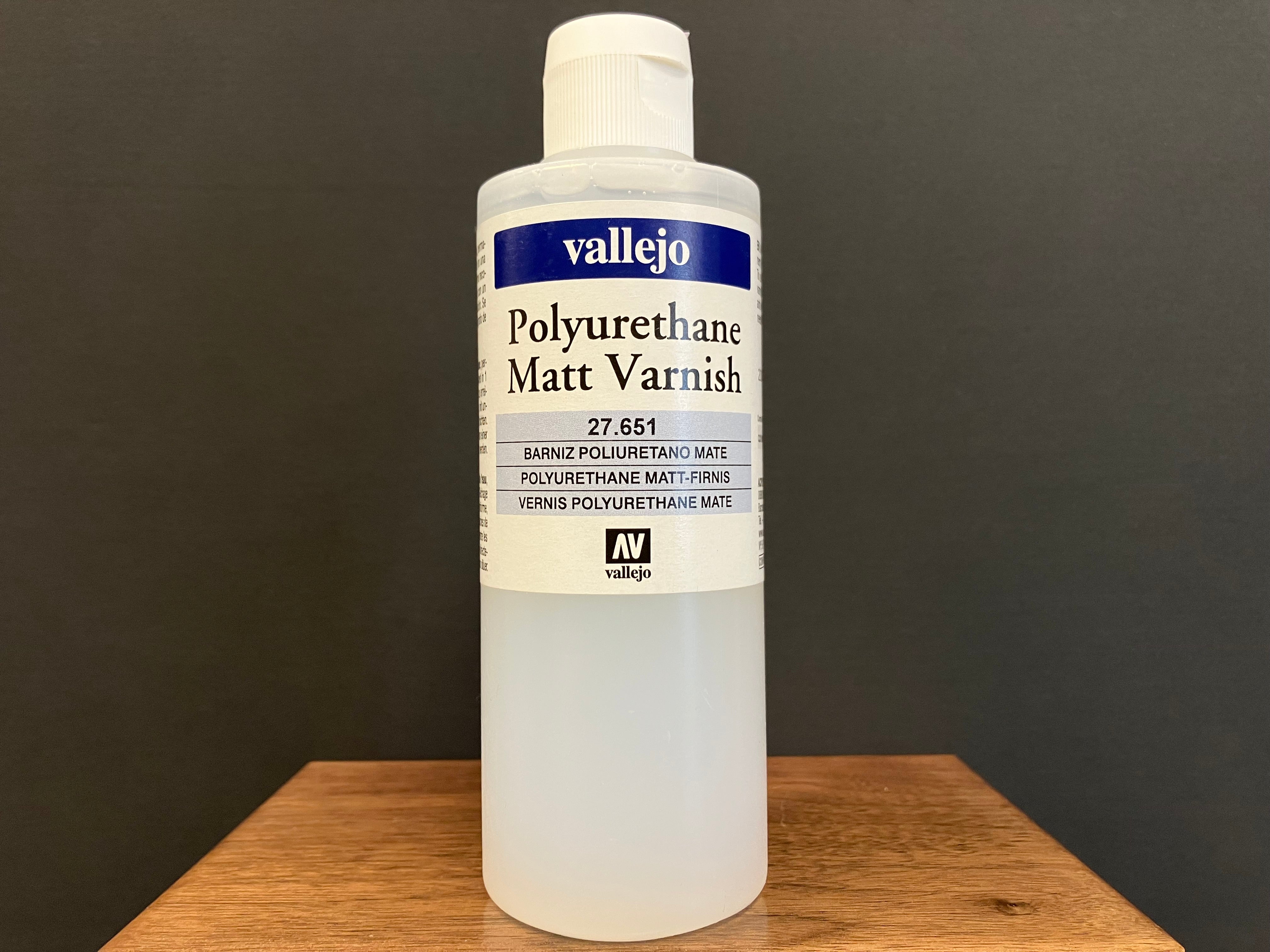 Auxiliary Products: Matt Polyurethane Varnish [水性聚氨酯透明保護漆 ~ 防刮/抗UV - 消光啞透明]