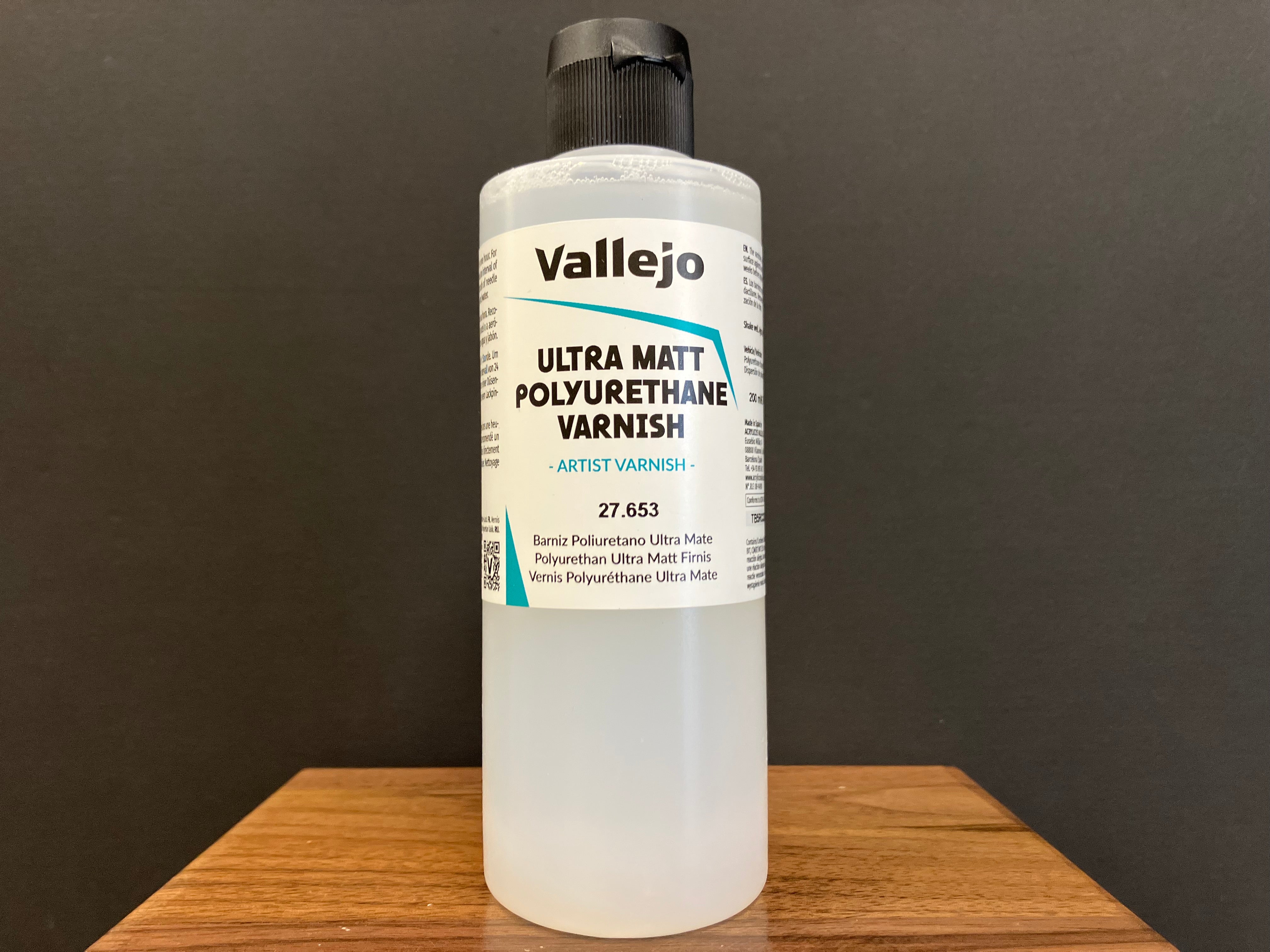 Auxiliary Products: Ultra Matt Polyurethane Varnish [水性聚氨酯透明保護漆 ~ 防刮/抗UV - 超級消光透明]