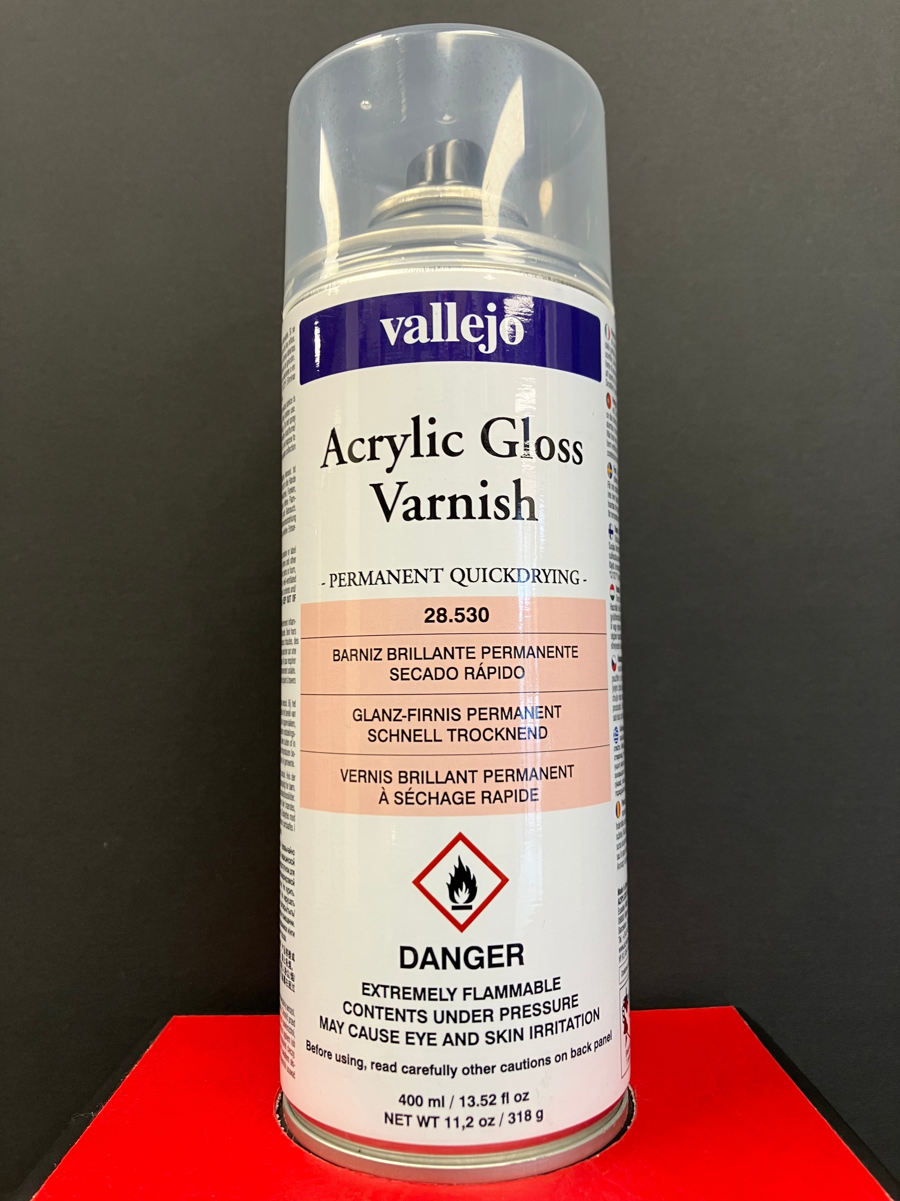 Varnishes: Gloss Varnish [亮光澤保護漆 - 噴罐]