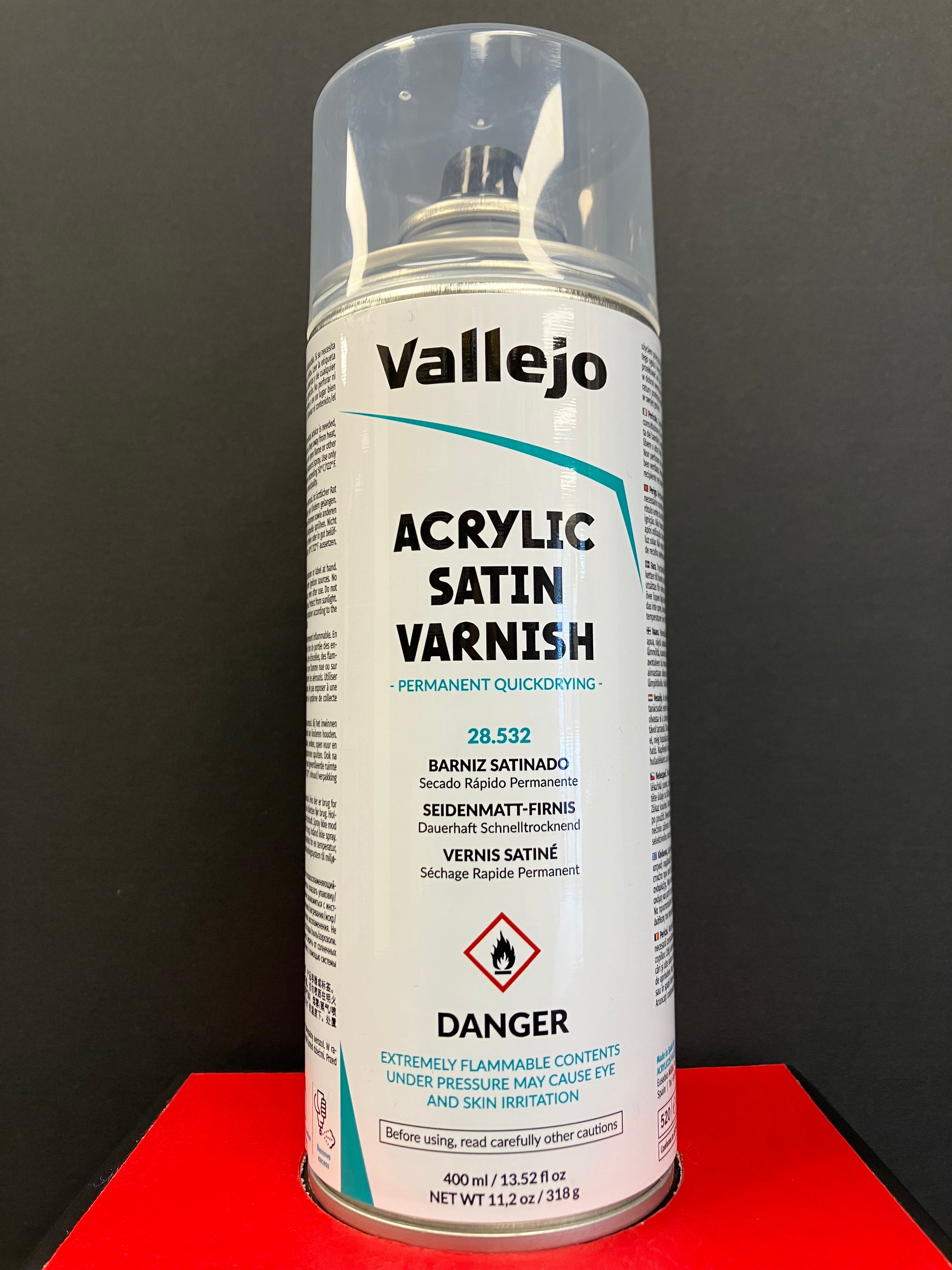 Varnishes: Satin Varnish [半光澤保護漆 - 噴罐]