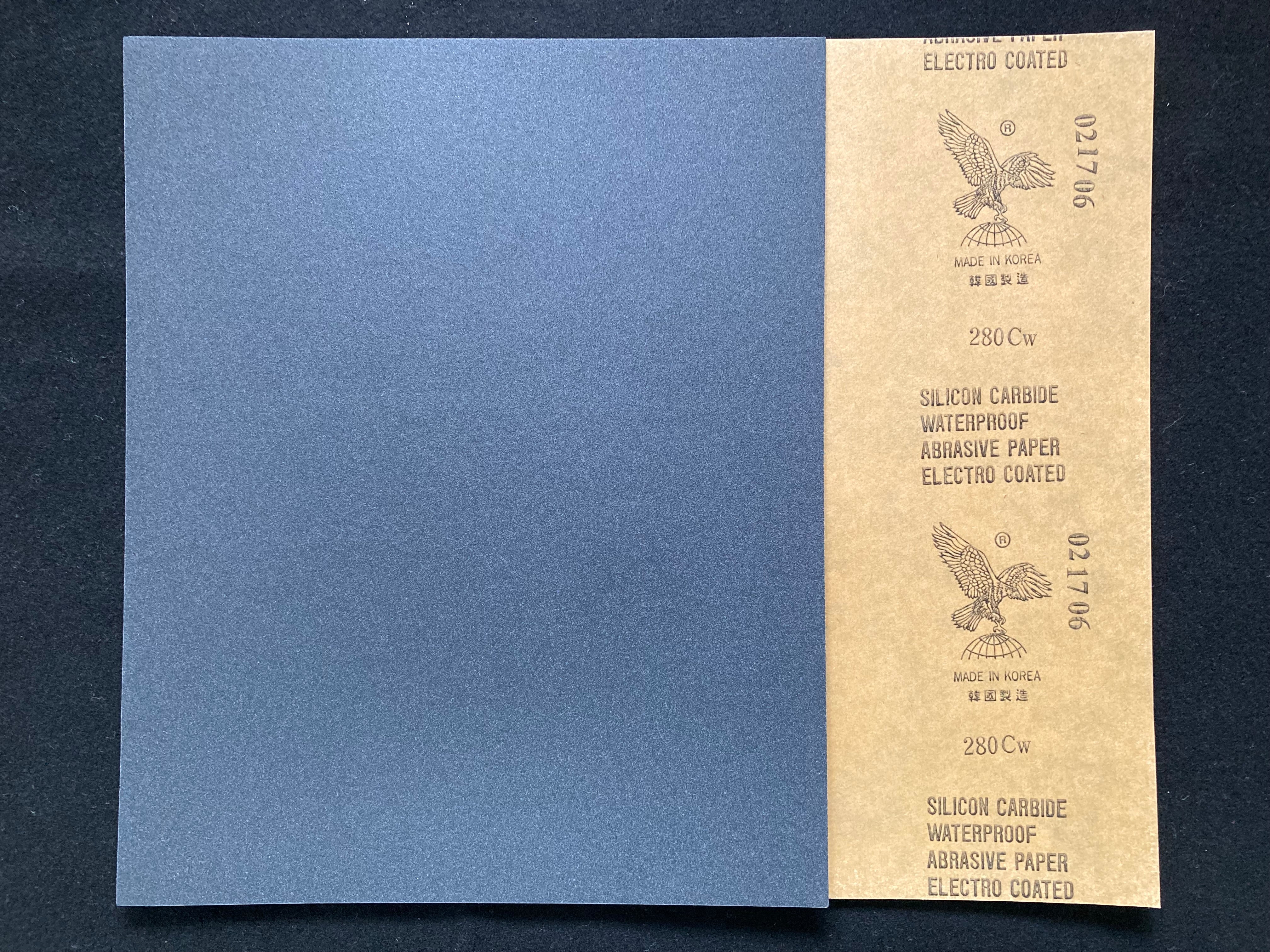 Silicon Carbide Waterproof Abrasive Paper #280 [碳化矽打磨水砂紙]