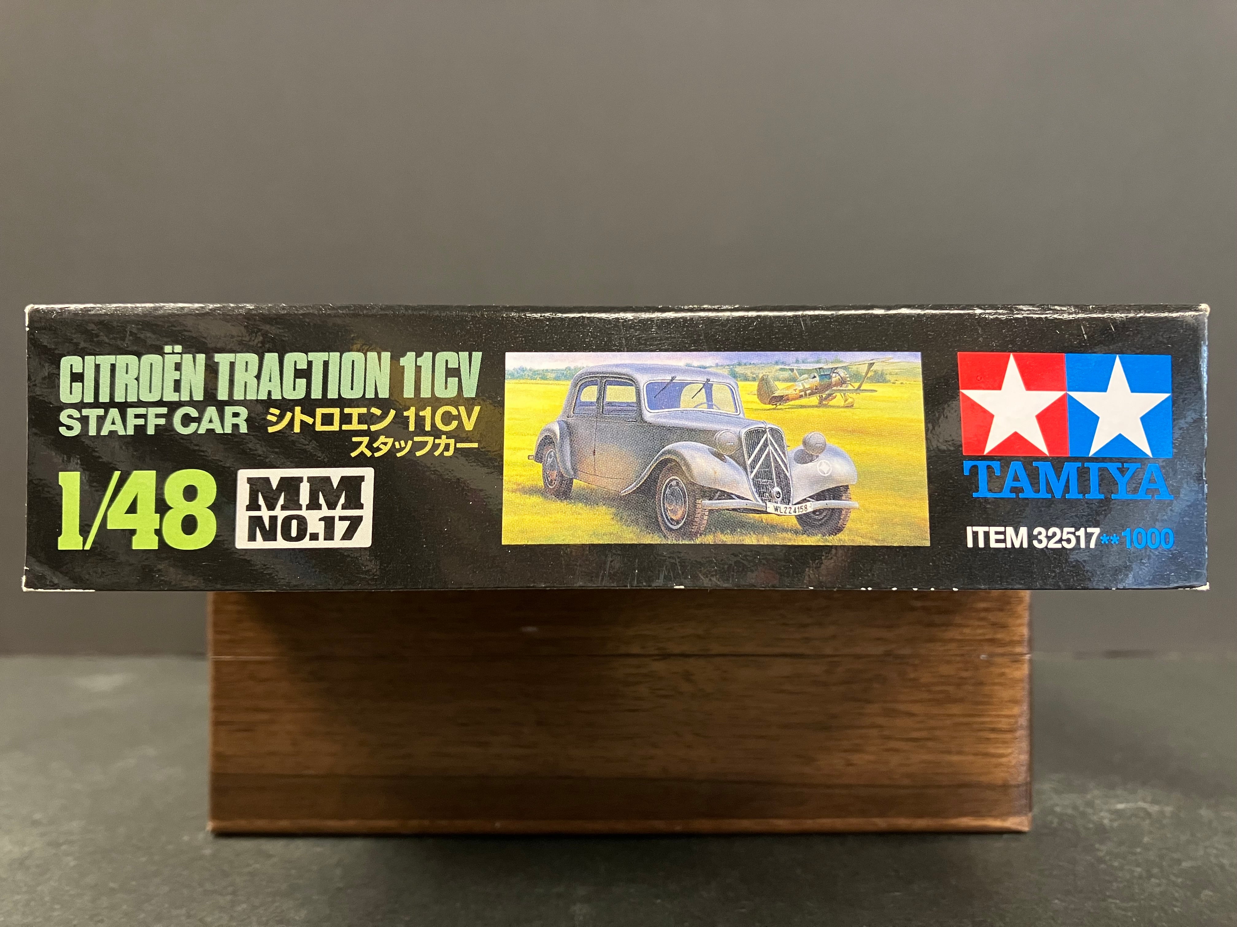 1/48 Scale Military Miniature Series: No. 17 Citroën Traction 11CV Staff Car