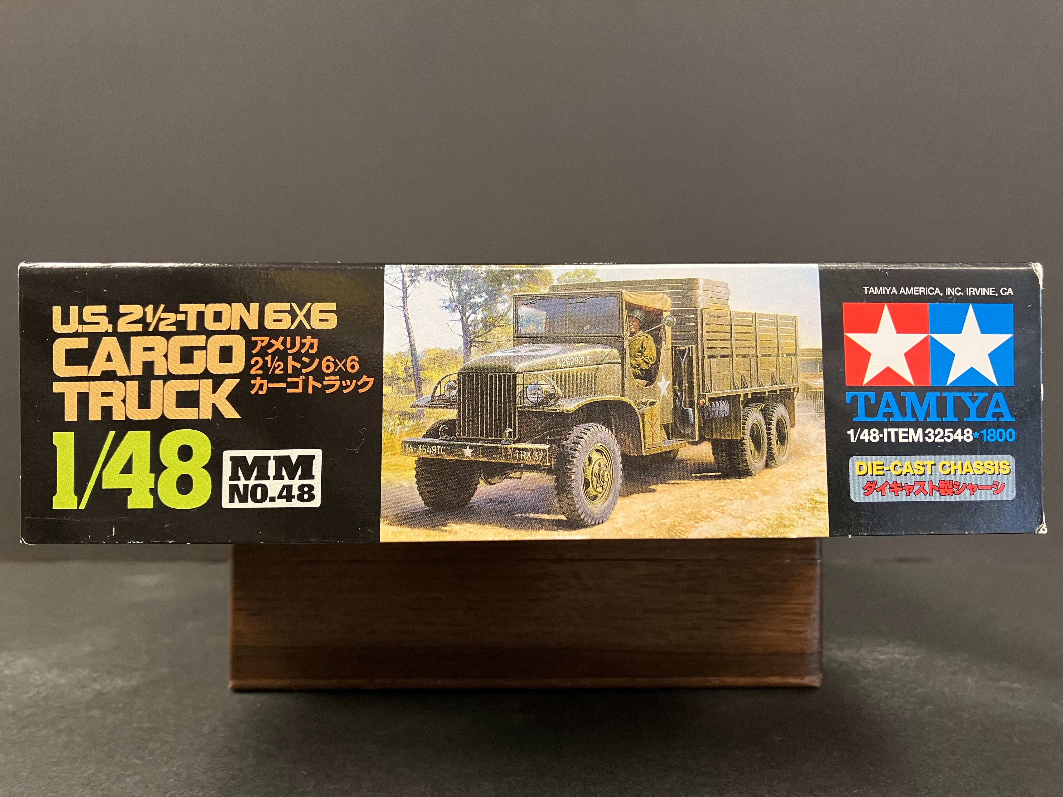 1/48 Scale Military Miniature Series: No. 48 U.S. 2 1/2-Ton 6 x 6 Cargo Truck