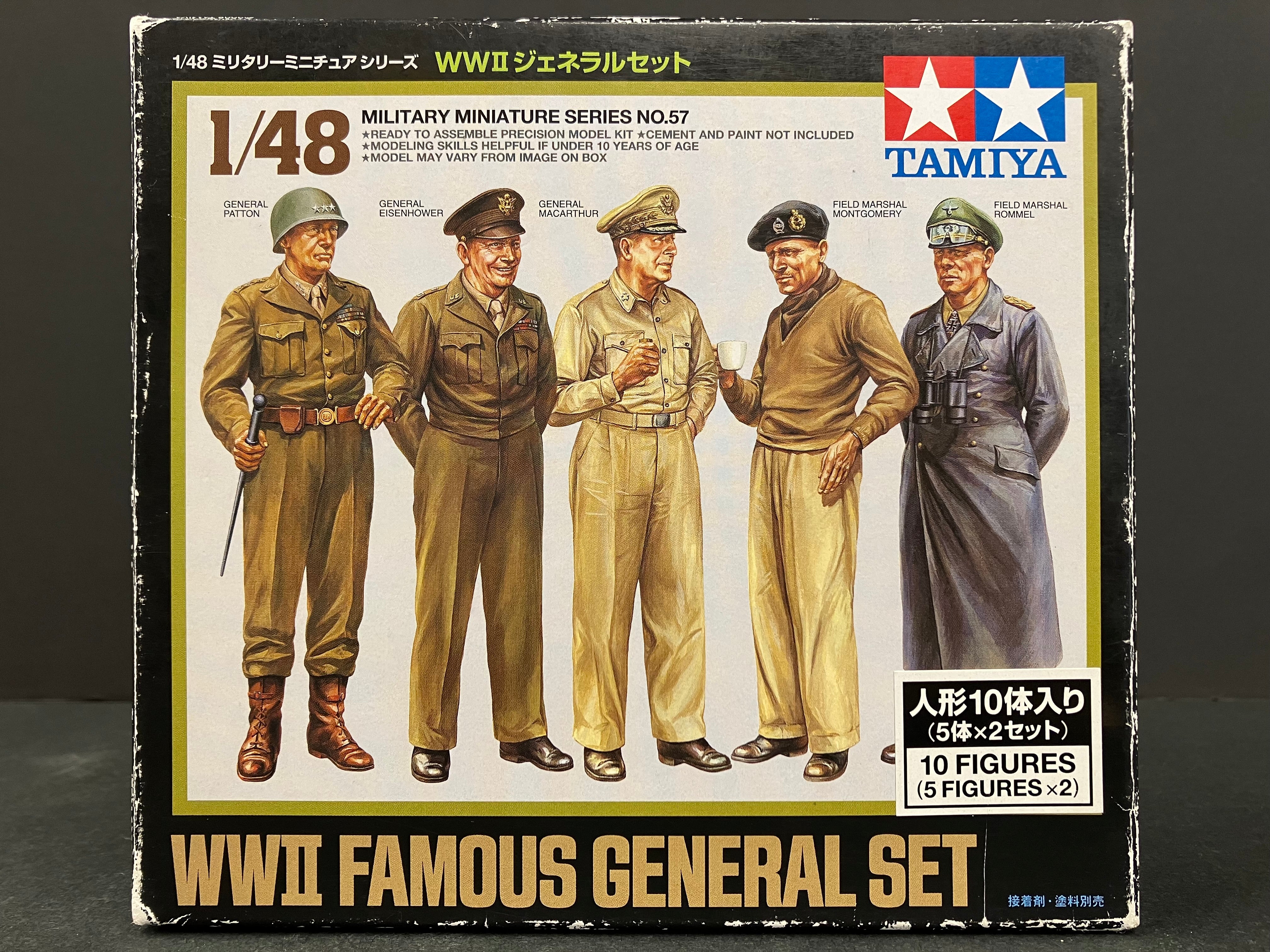 1/48 Scale Military Miniature Series: No. 57 WWII Famous General Set