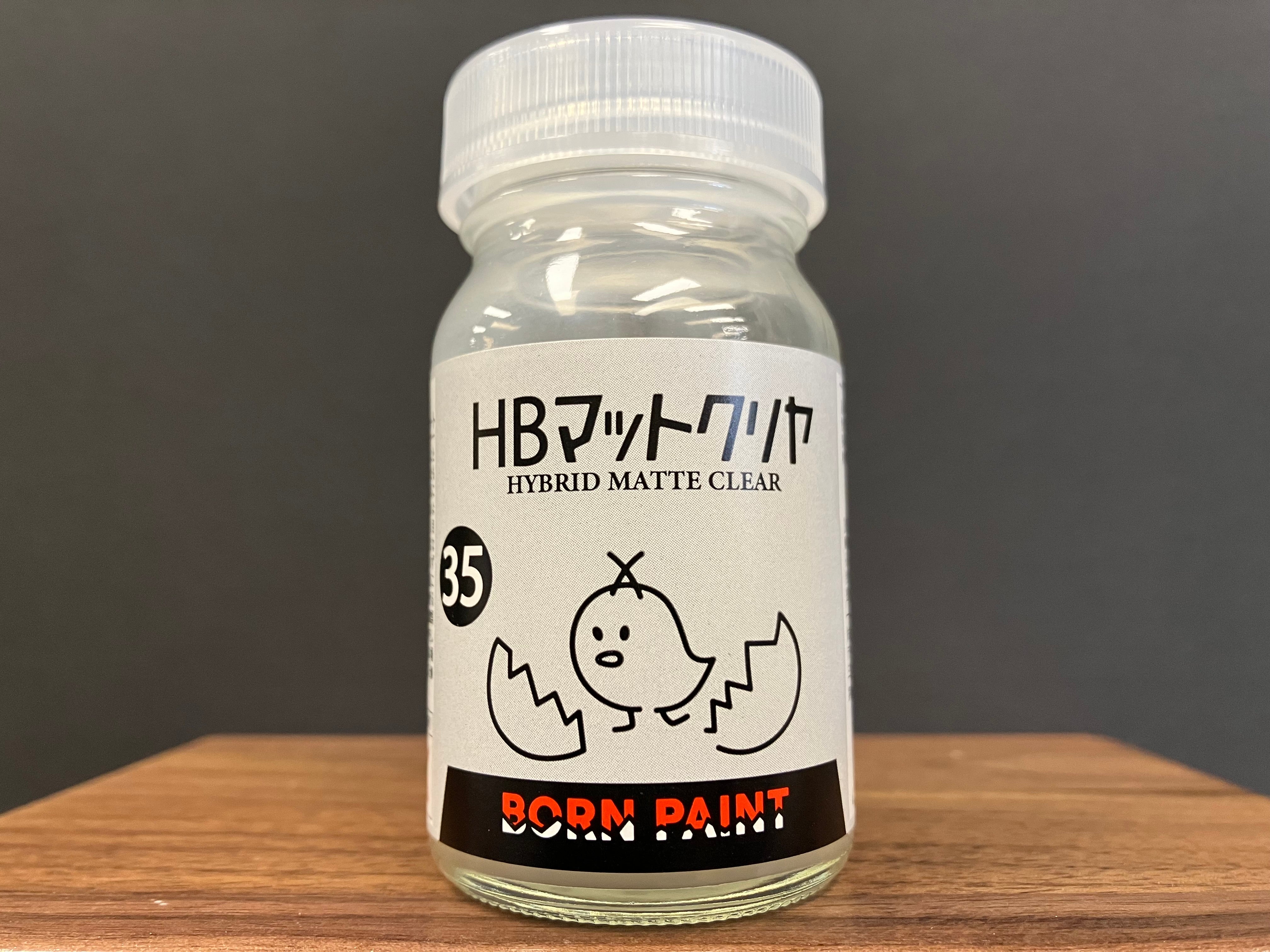 No. 35 Hybrid Matte Clear [合成油性樹脂塗料 - HB 消光透明面漆] (HB マットクリヤ) 50 ml