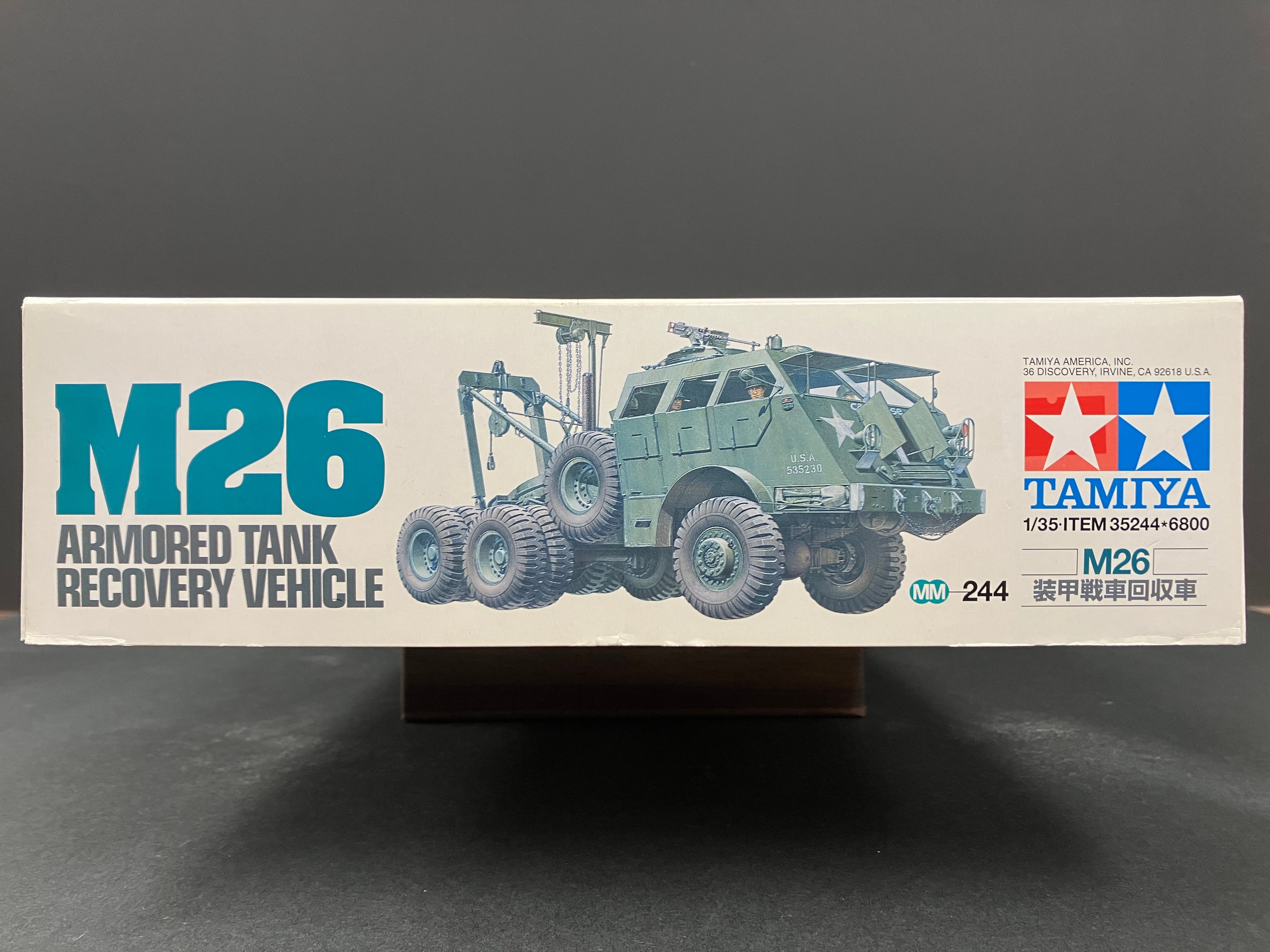 1/35 Scale Military Miniature Series: No. 244 M26 Armored Tank Recovery Vehicle