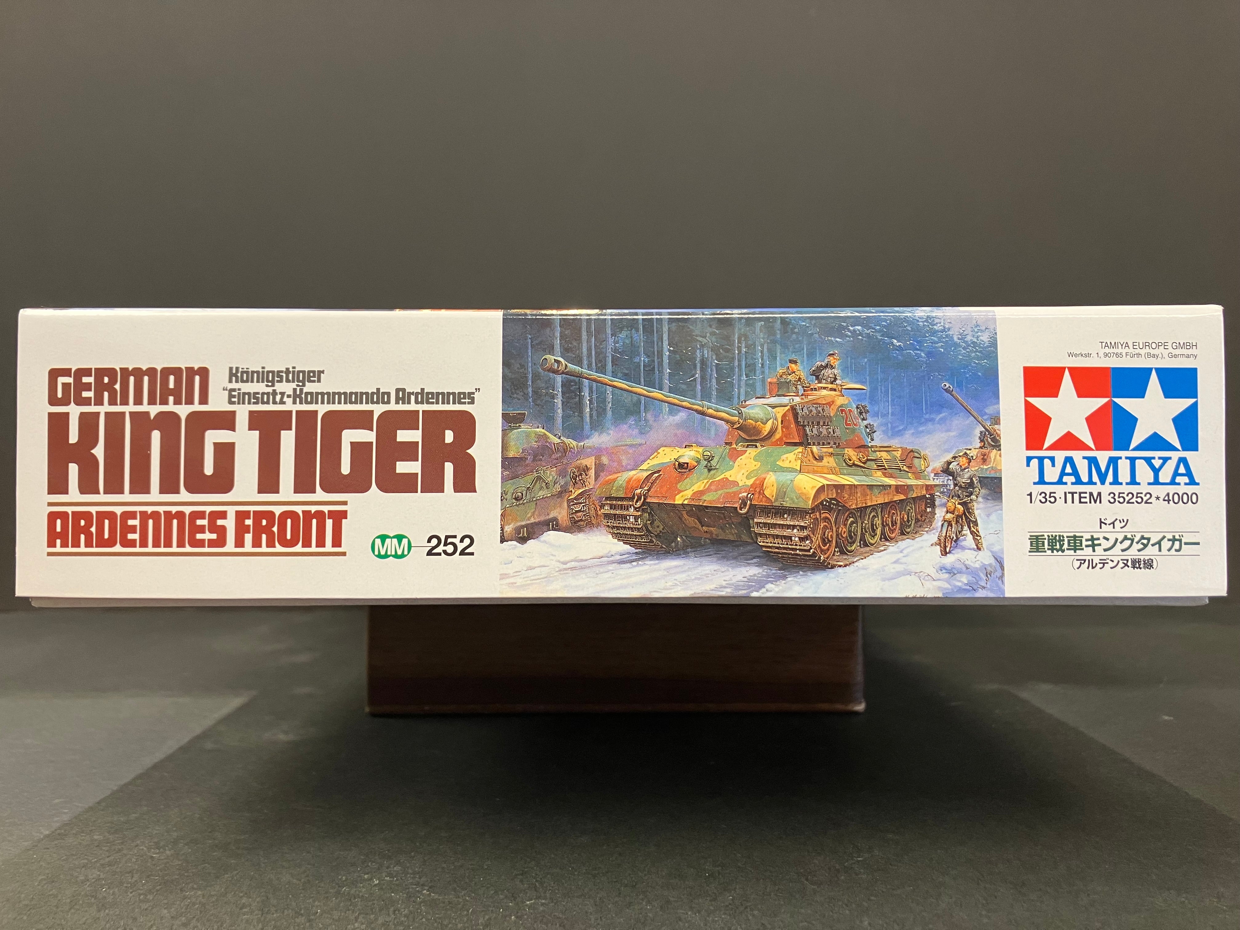 1/35 Scale Military Miniature Series: No. 252 German King Tiger Ardennes Front (Königstiger "Einsatz-Kommando Ardennes") [虎王坦克 - 突出部之役/亞爾丁戰役版本]