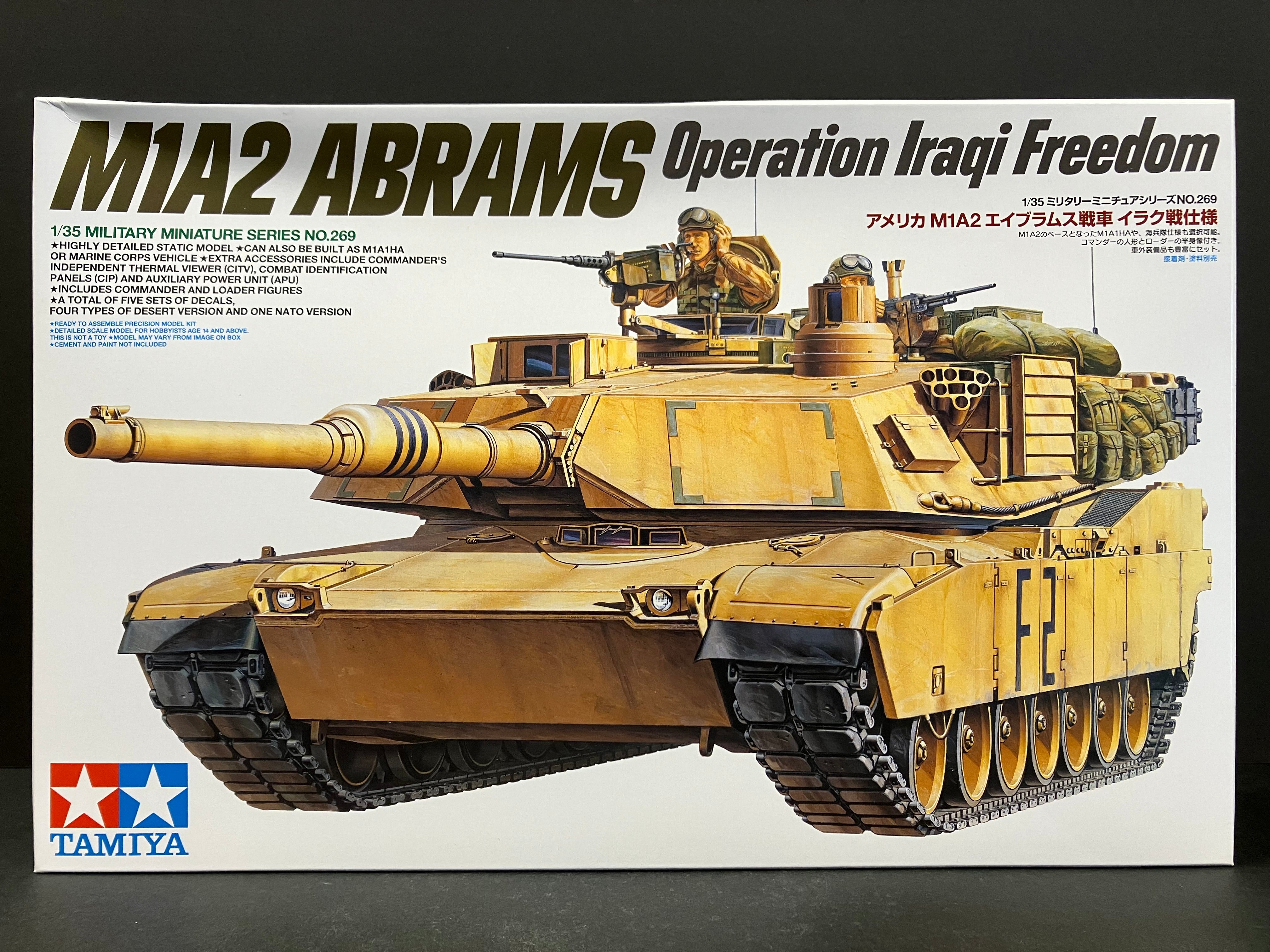 1/35 Scale Military Miniature Series: No. 269 M1A2 Abrams Operation Iraqi Freedom Version
