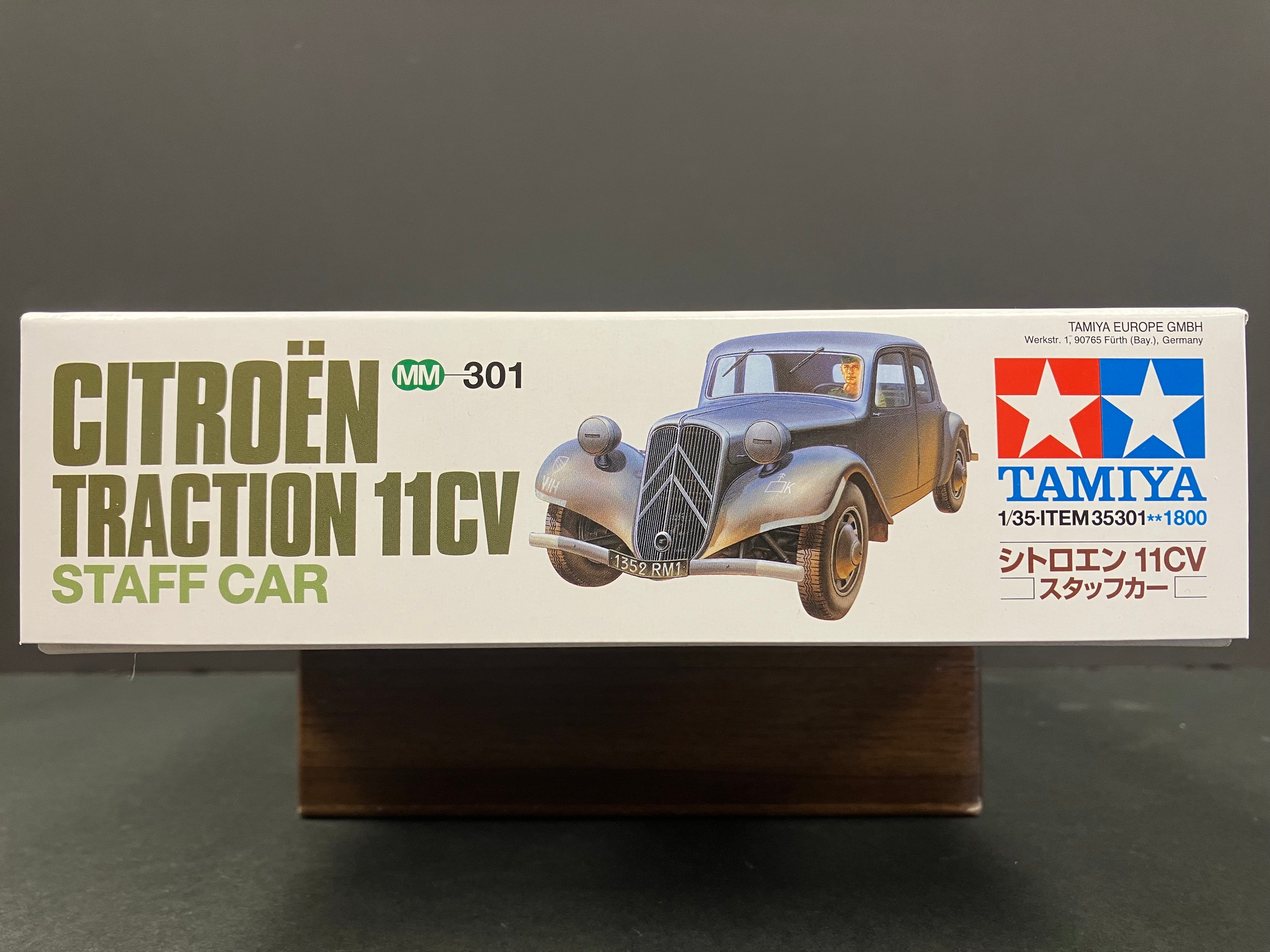 1/35 Scale Military Miniature Series: No. 301 Citroën Traction 11CV Staff Car