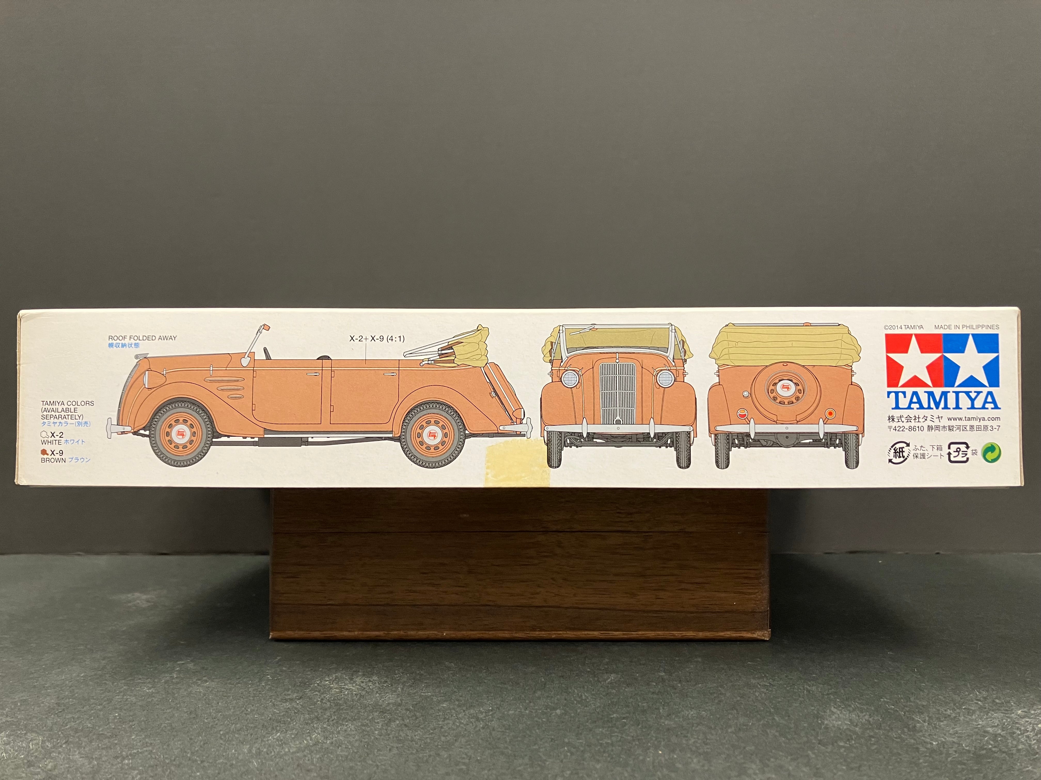 1/35 Scale Military Miniature Series: No. 338 Toyota Model AB Phaeton Convertible (Phaeton/Cabriolet) ~ Year 1936 Version