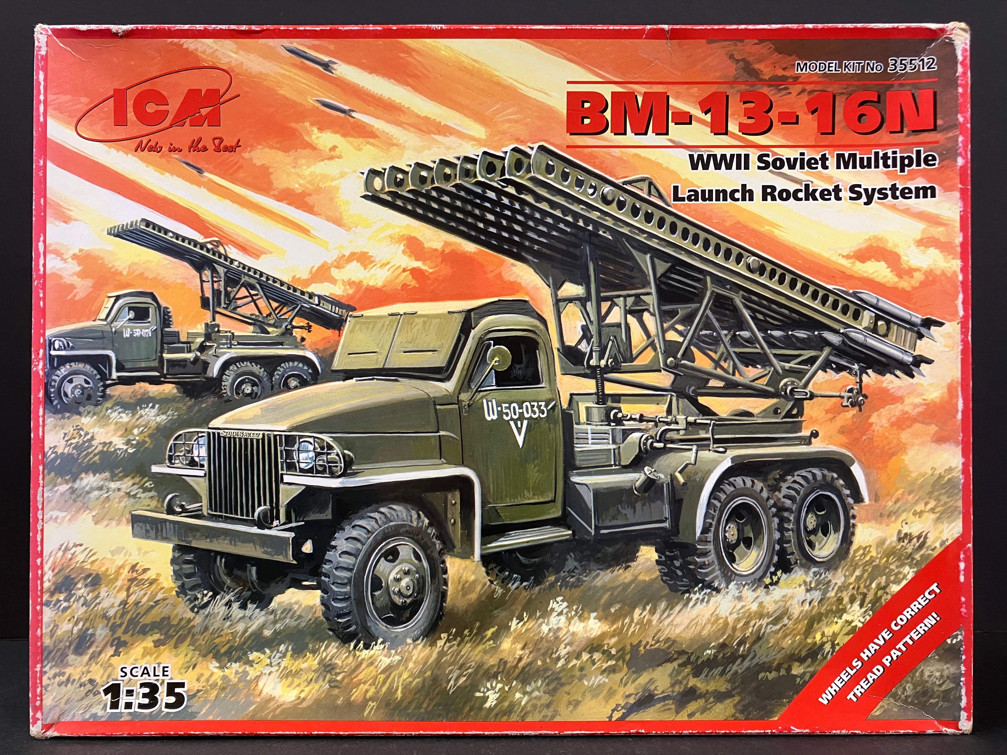 1/35 Scale No. 35512 BM-13-16N WWII Soviet Multiple Launch Rocket System (Katyusha Rocket Launcher) [Катю́ша]