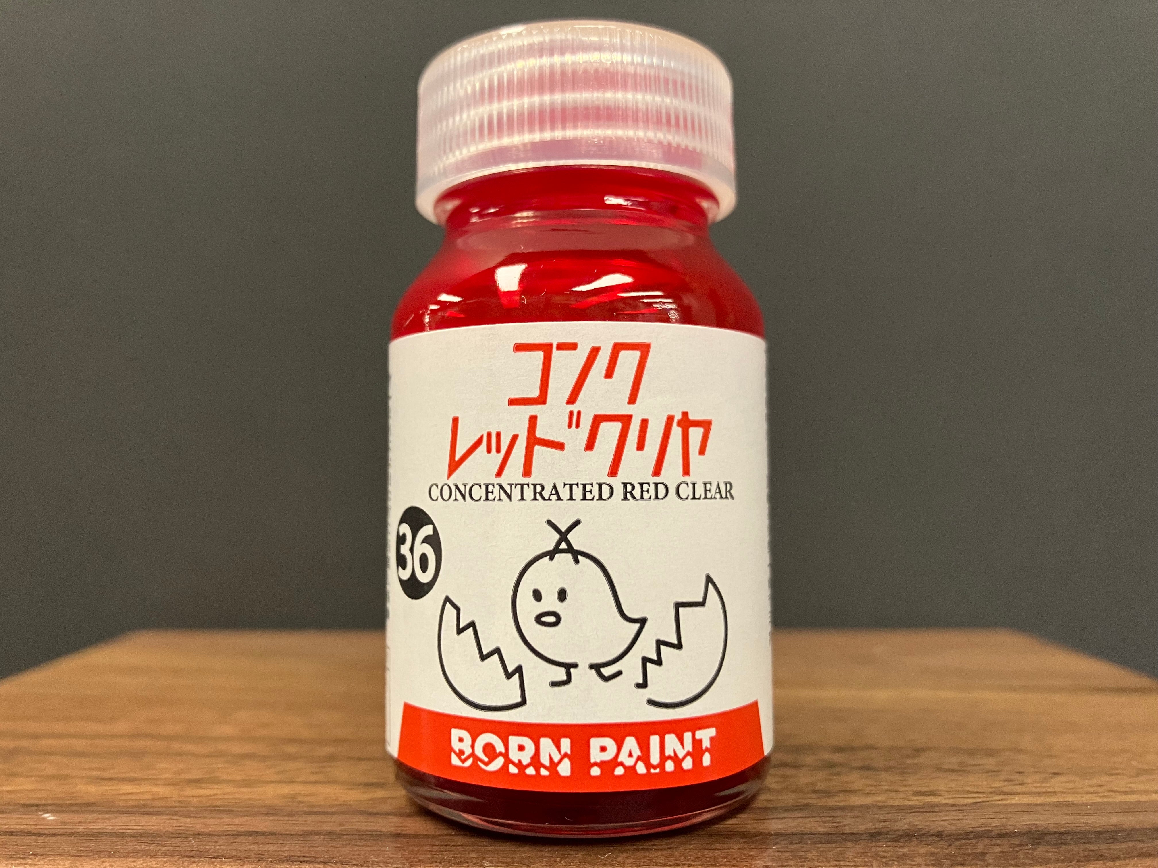 No. 36 Concentrated Red Clear [油性塗料 - 濃縮透明紅] (コンクレッドクリヤ) 30 ml