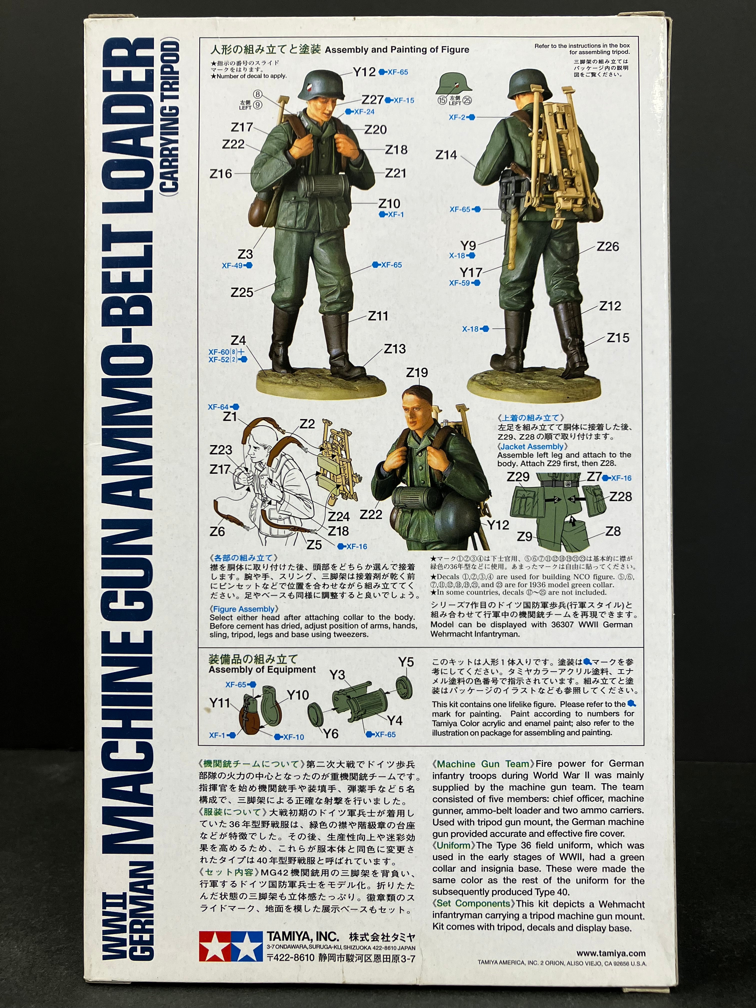 1/16 Scale No. 11 WWII German Machine Gun Ammo-Belt Loader (Carrying Tripod)