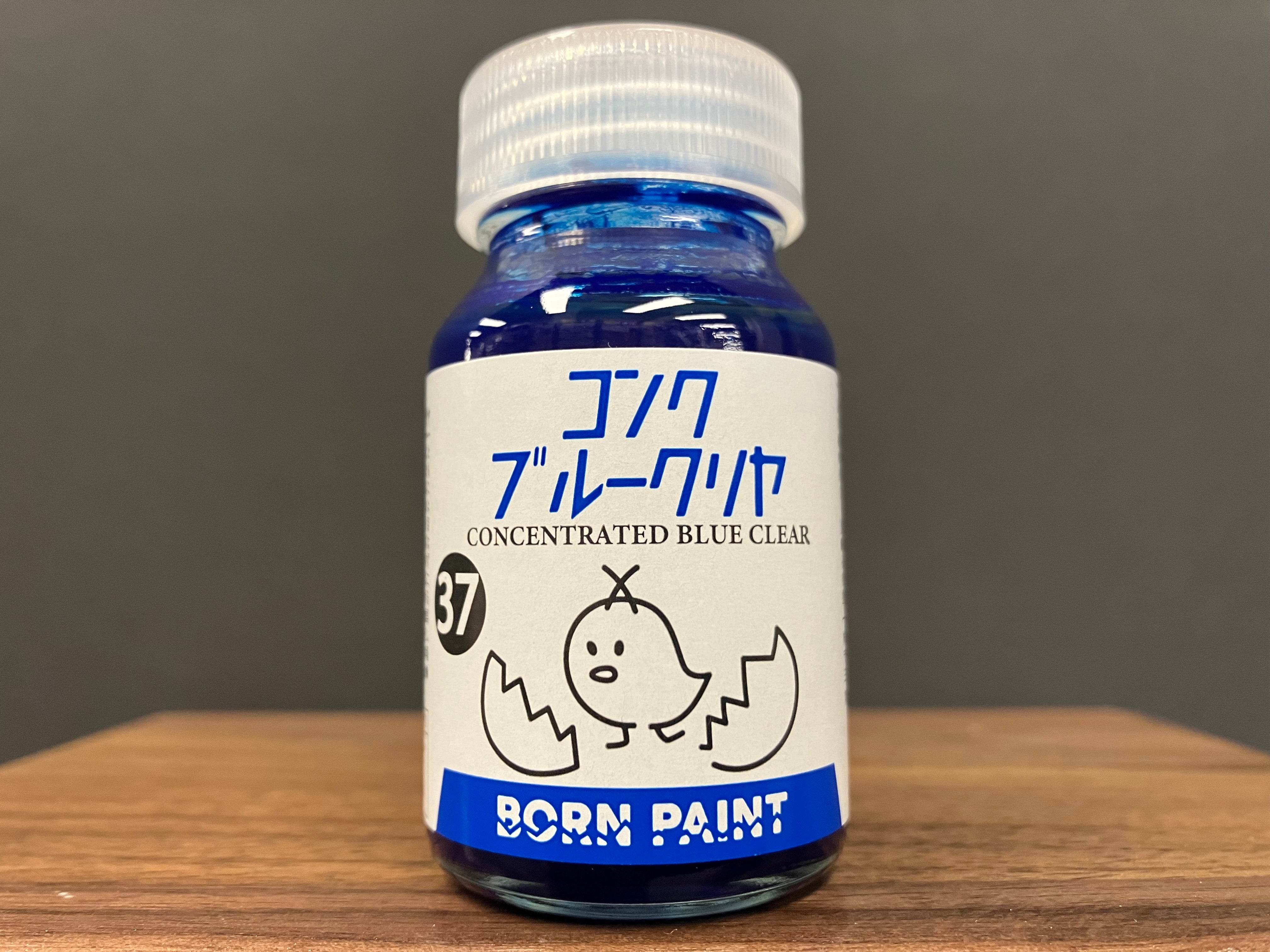 No. 37 Concentrated Blue Clear [油性塗料 - 濃縮透明藍] (コンクブルークリヤ) 30 ml