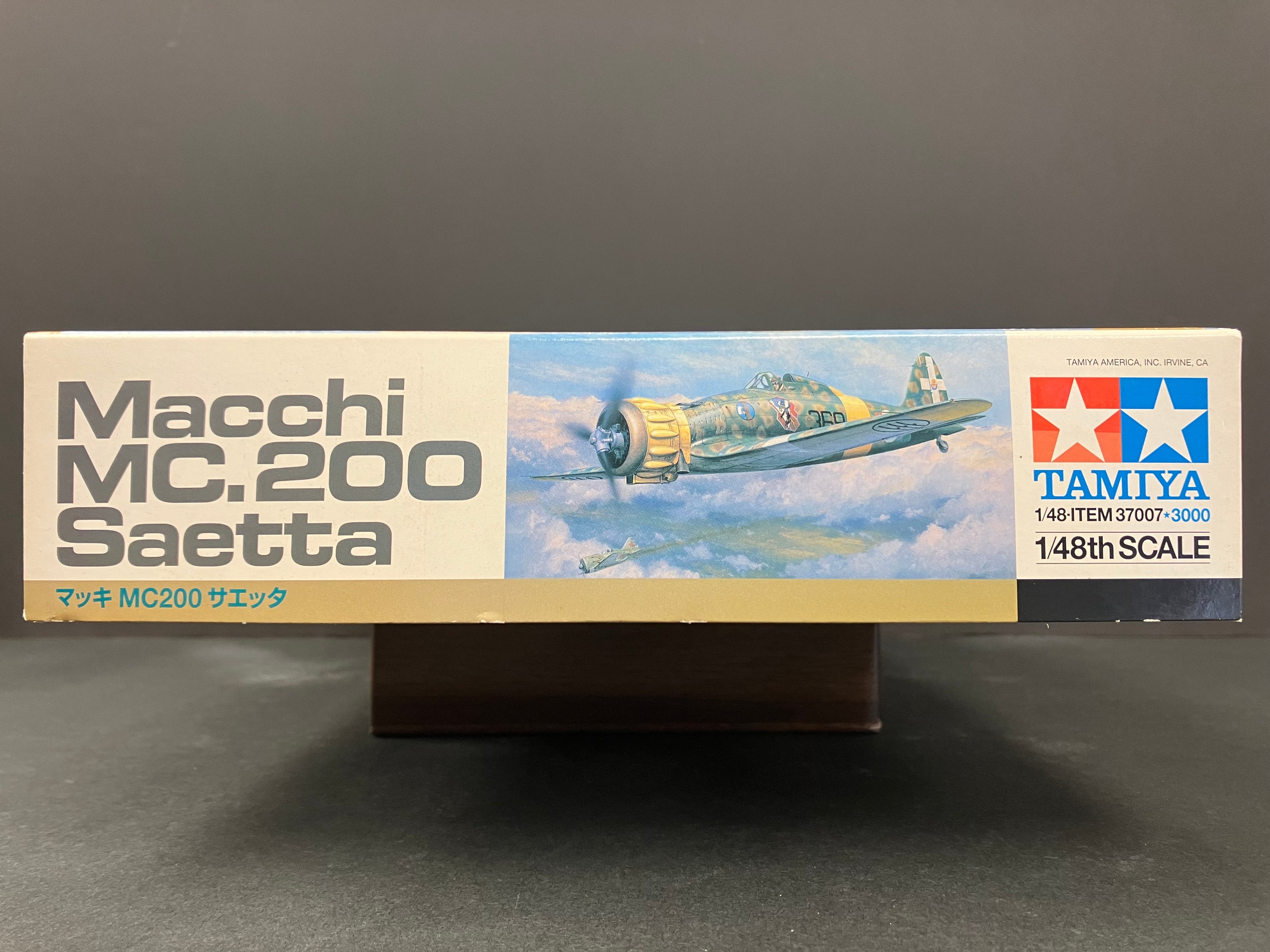 1/48 Scale Tamiya x Italeri Series No. 37007 Macchi MC.200 Saetta [マッキ MC200 サエッタ]