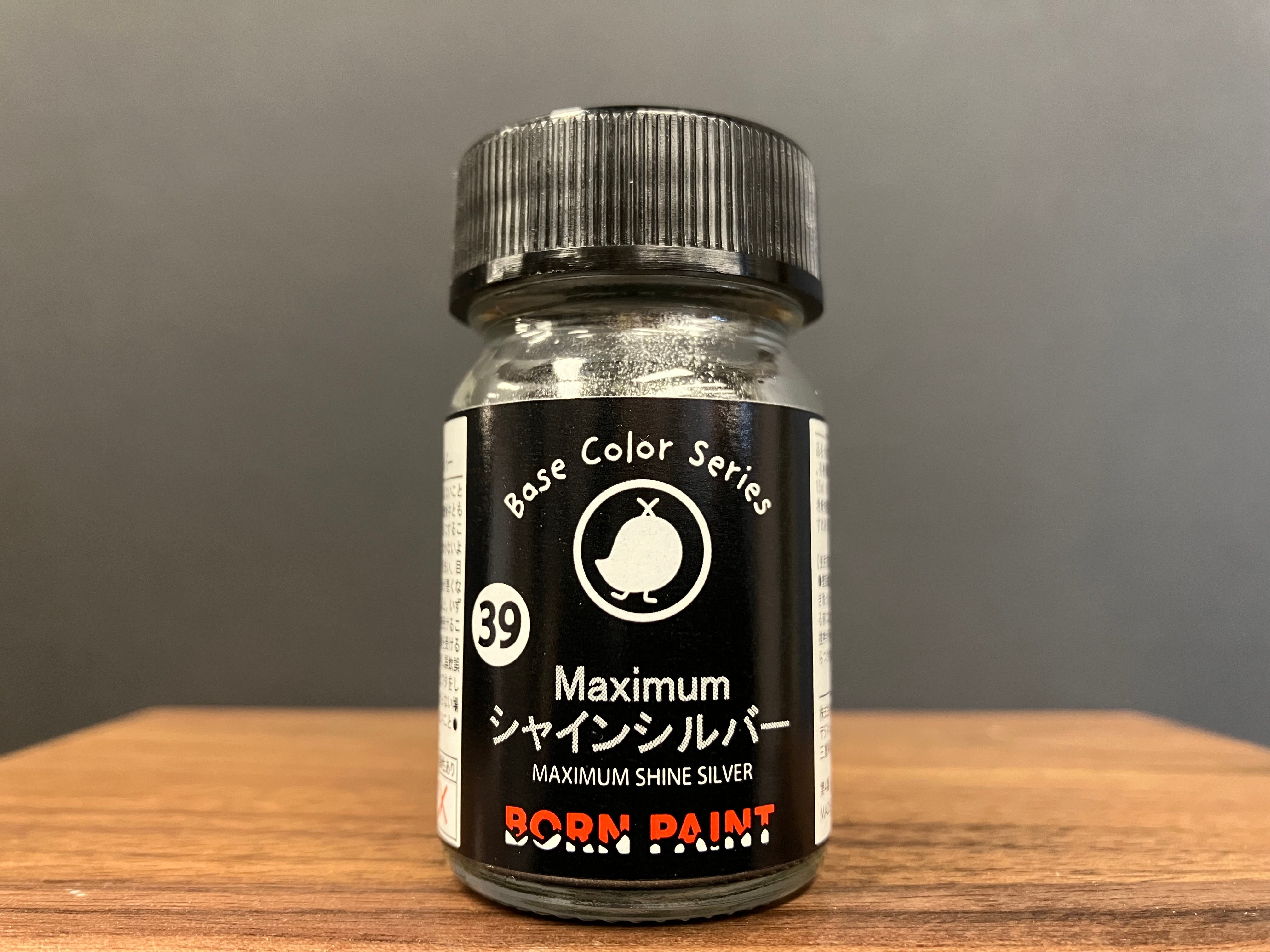 No. 39 Maximum Shine Silver [油性塗料 - 極致閃亮銀] (Maximum シャインシルバー) 15 ml