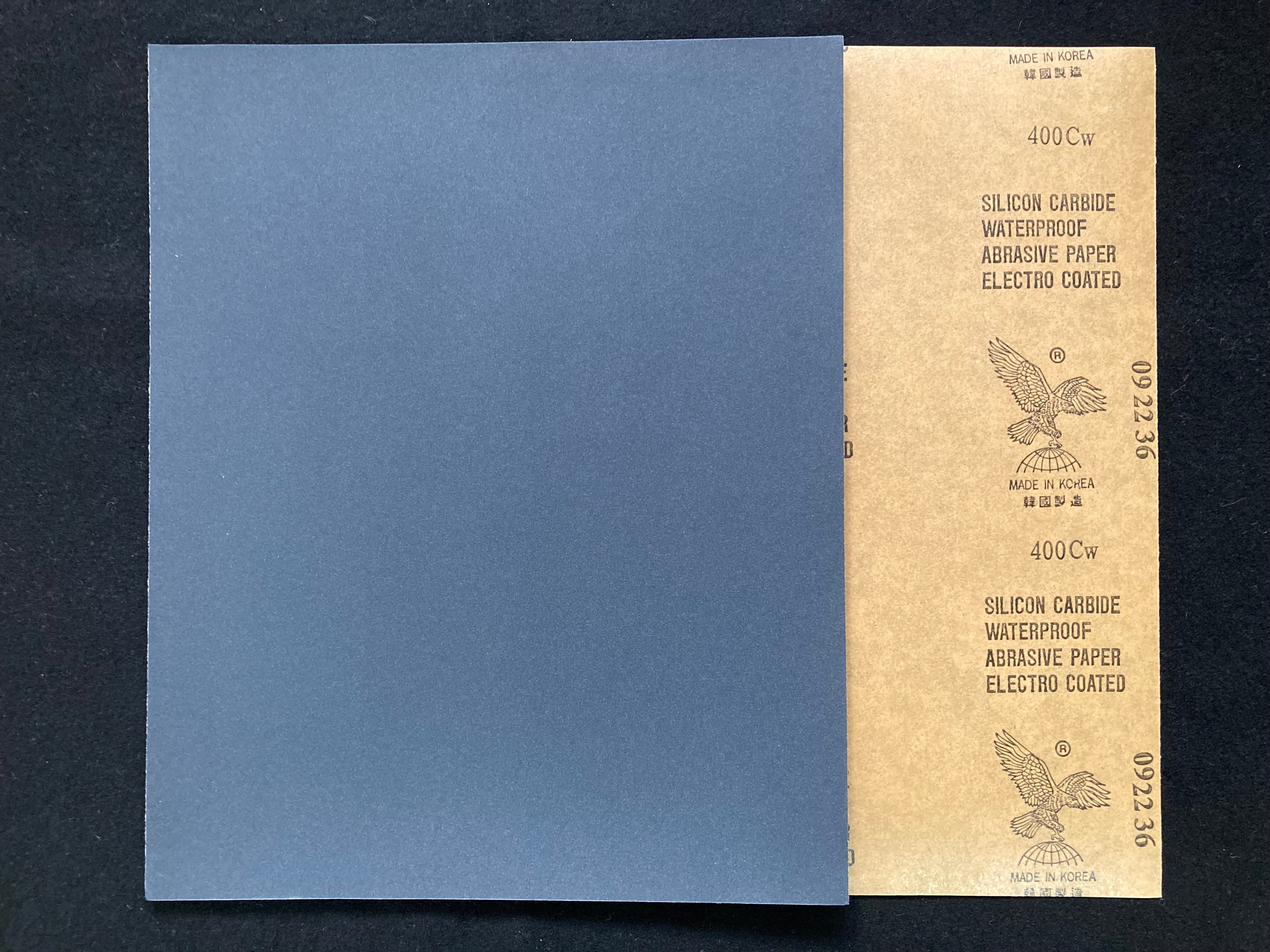 Silicon Carbide Waterproof Abrasive Paper #400 [碳化矽打磨水砂紙]