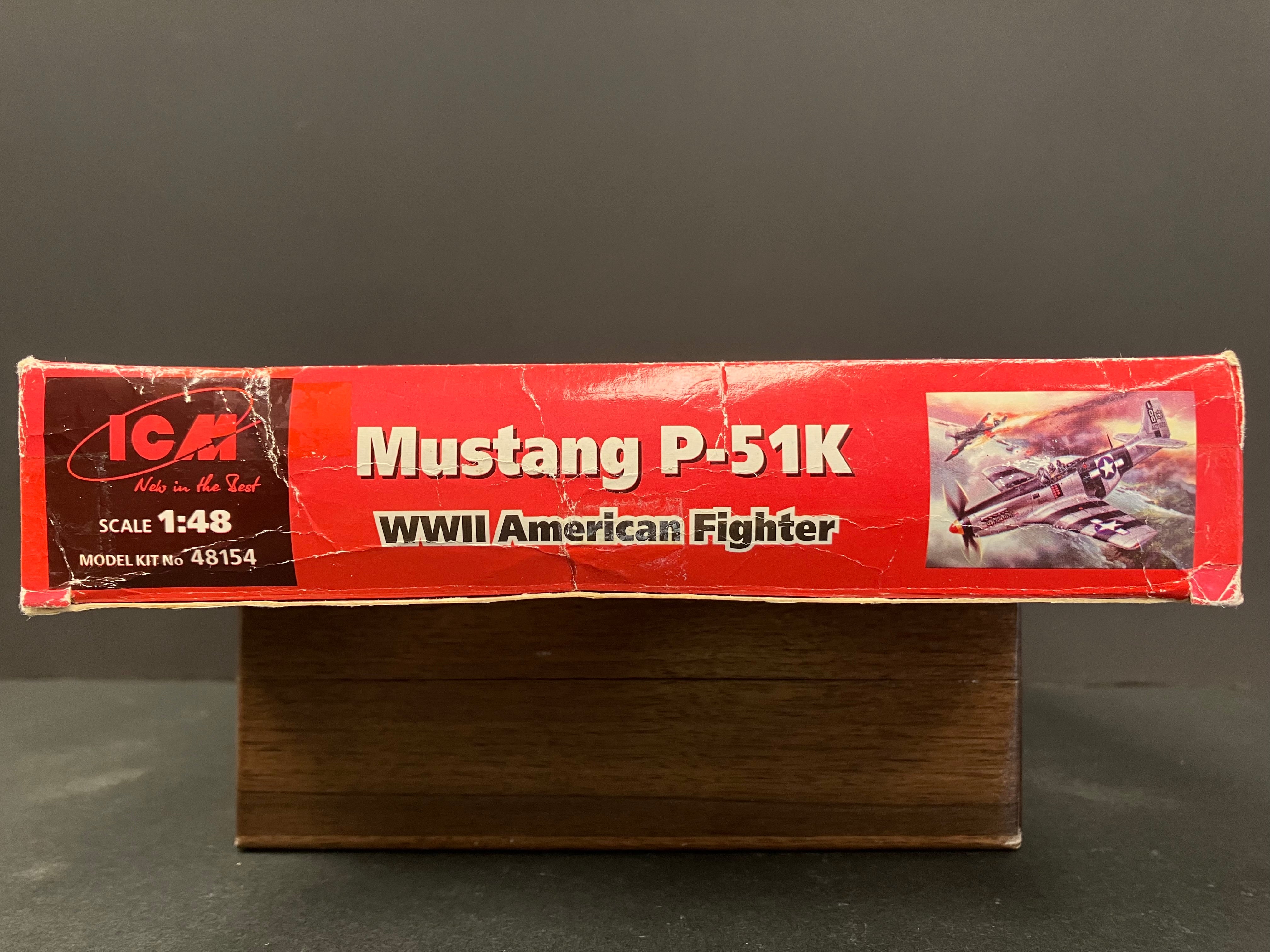 1/48 Scale No. 48154 North American Mustang P-51K WWII American Fighter