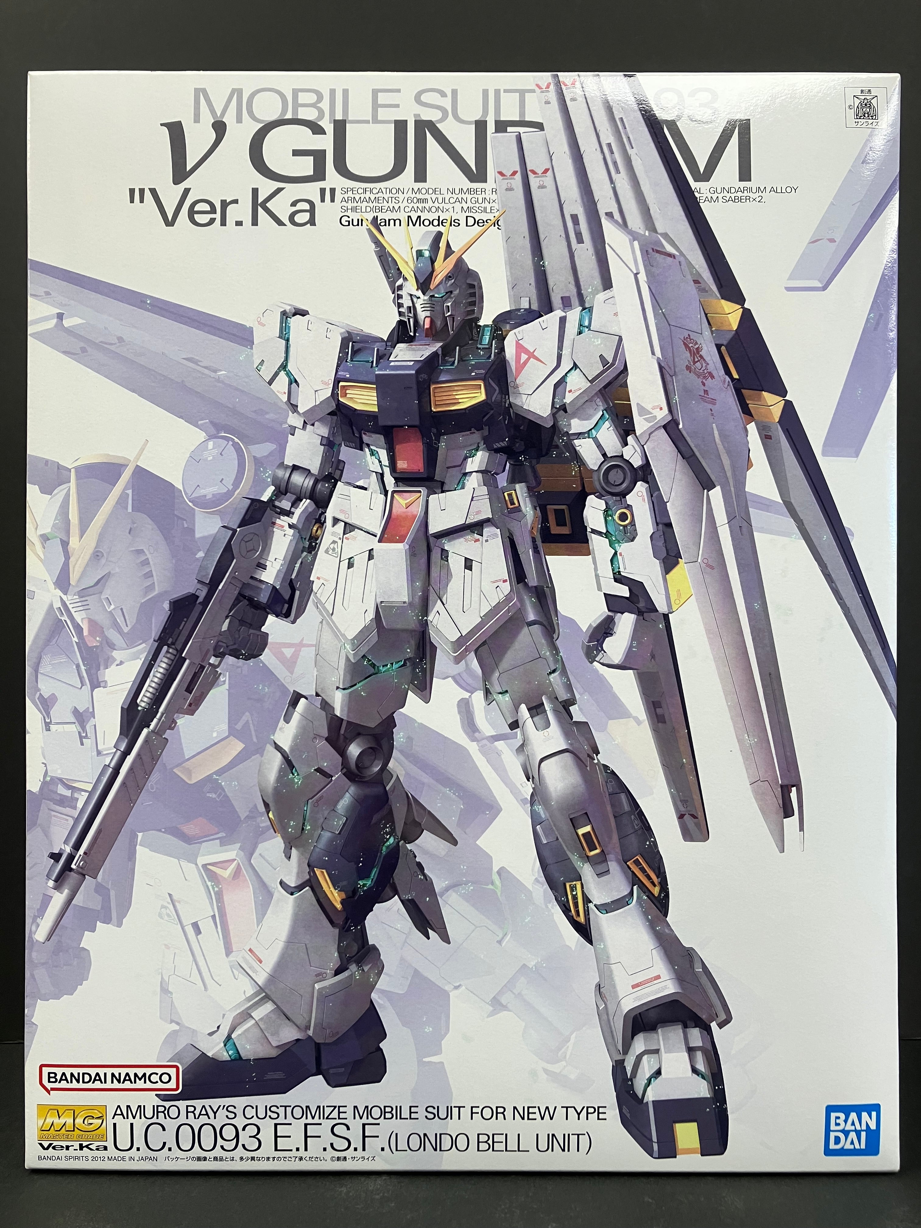 MG 1/100 Mobile Suit RX-93 V Gundam Amuro Ray's Customize Mobile Suit for Newtype Version Ka [𝜈 高達]