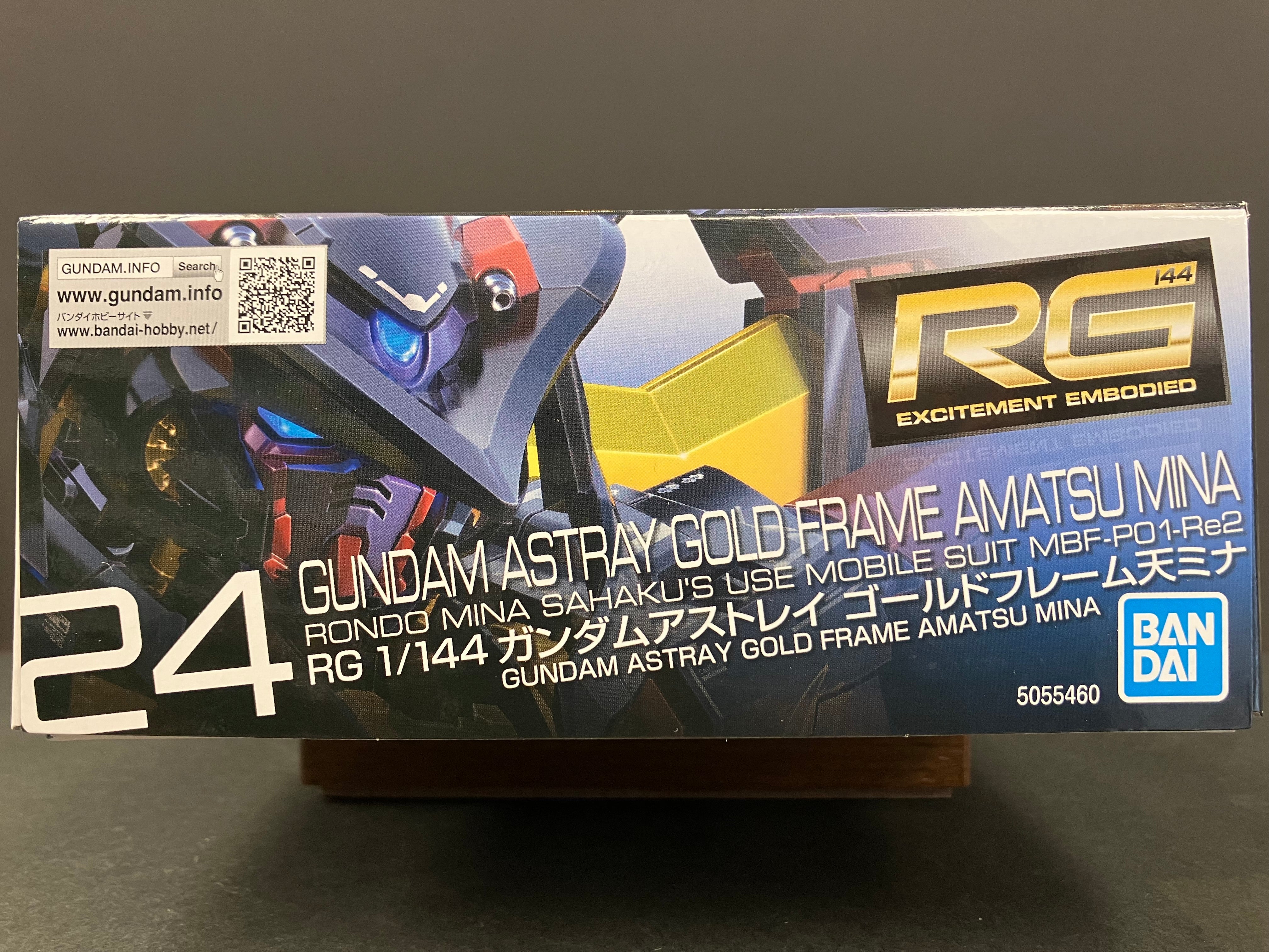 RG 1/144 No. 24 Gundam Astray Gold Frame Amatsu Mina Rondo Mina Sahaku's Use Mobile Suit MBF-P01-Re2 [迷惘高達·金色機·天·蜜娜專用機]