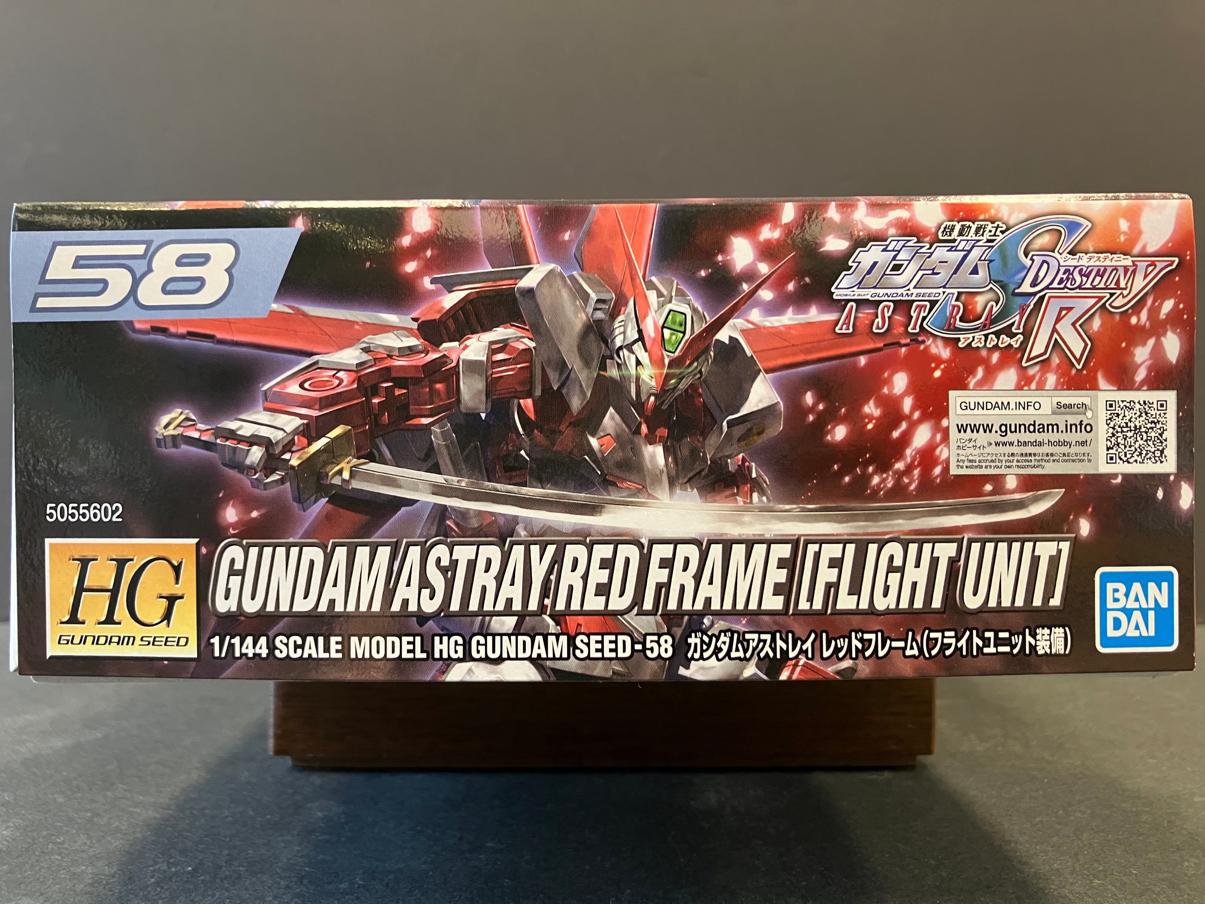 HGGS 1/144 No. 58 MBF-P02 Gundam Astray Red Frame [Flight Unit] [迷惘高達紅色機 飛行裝備/背包]