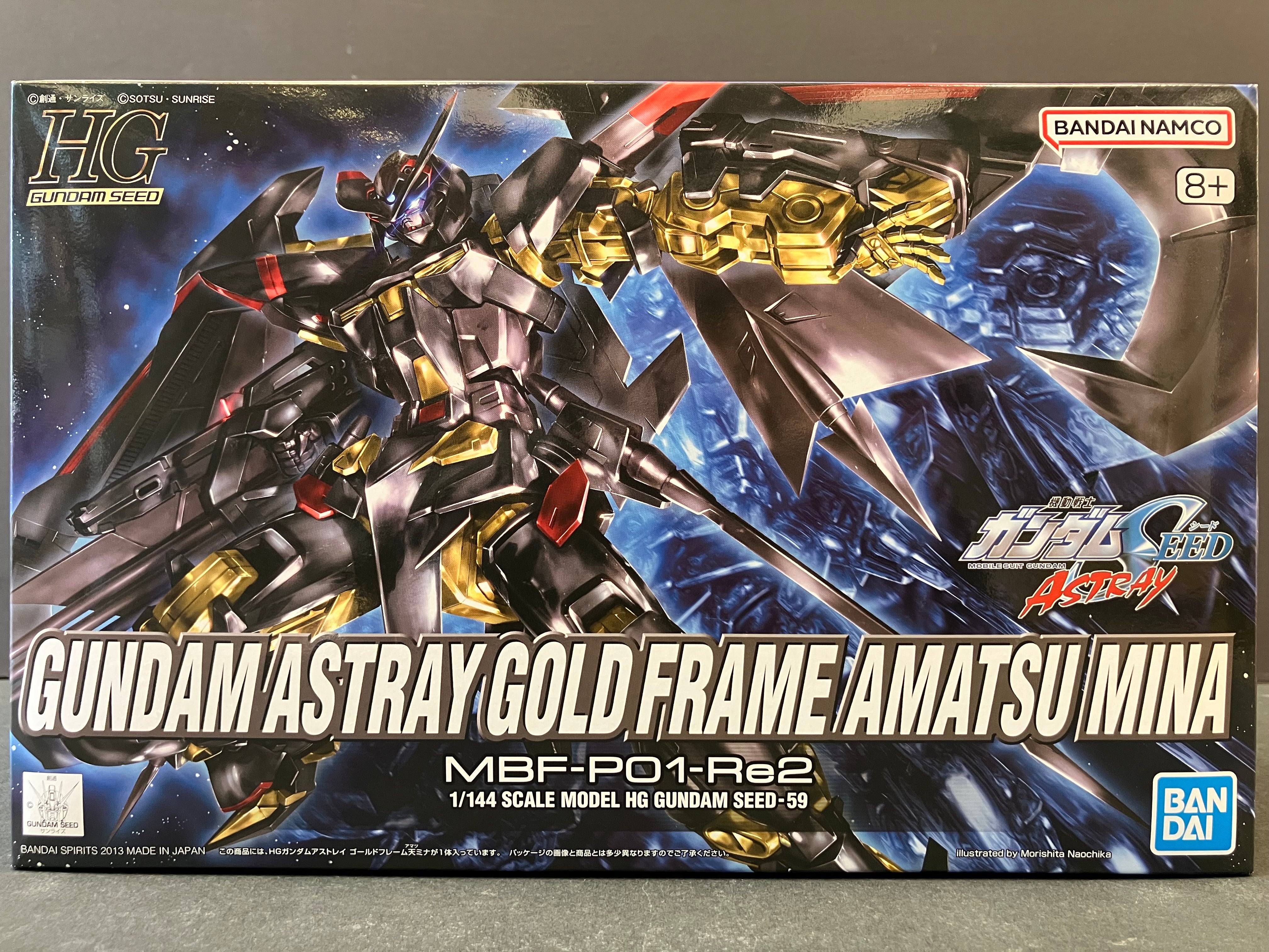 HGGS 1/144 No. 59 MBF-P01-Re2AMATU Gundam Astray Gold Frame Amatsu Mina [迷網高達金色機 天 蜜娜]