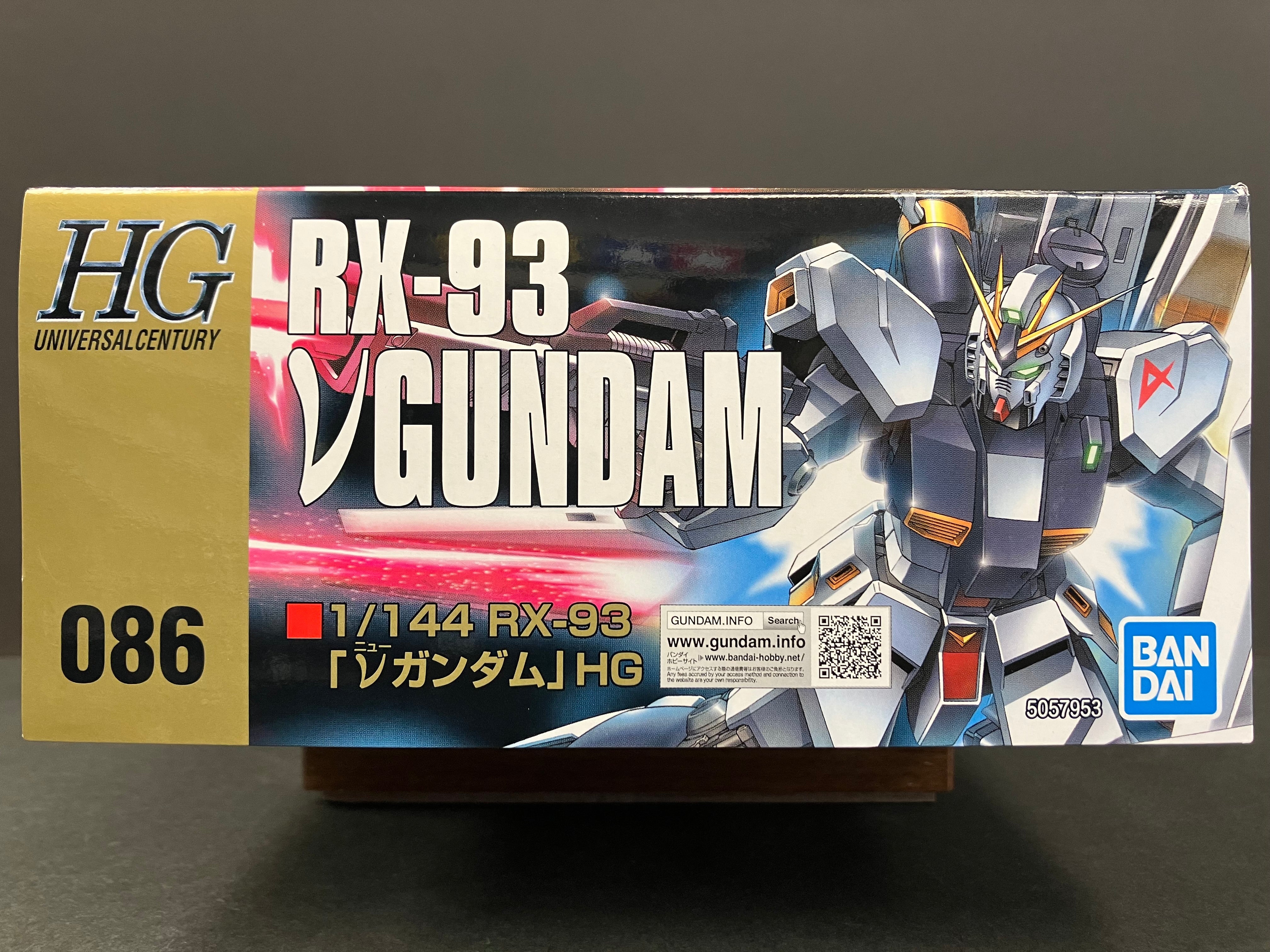 HGUC 1/144 No. 086 RX-93 V (Nu) Gundam E.F.S.F. (Londo Bell Unit) Amuro Ray's Customize Mobile Suit for Newtype [𝜈 高達]