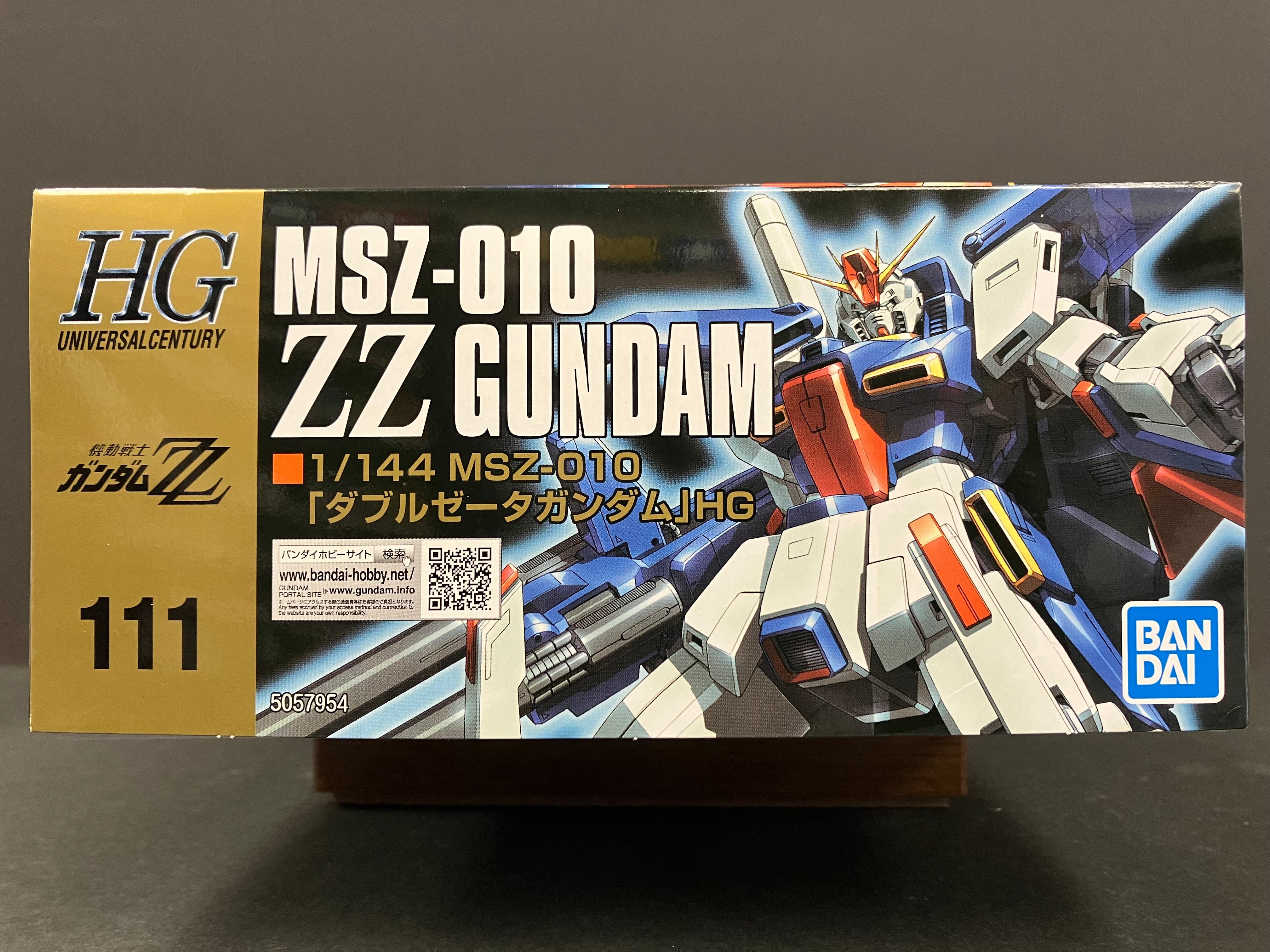 HGUC 1/144 No. 111 MSZ-010 ZZ Gundam A.E.U.G. Prototype Transformable Mobile Suit [ZZ 高達]