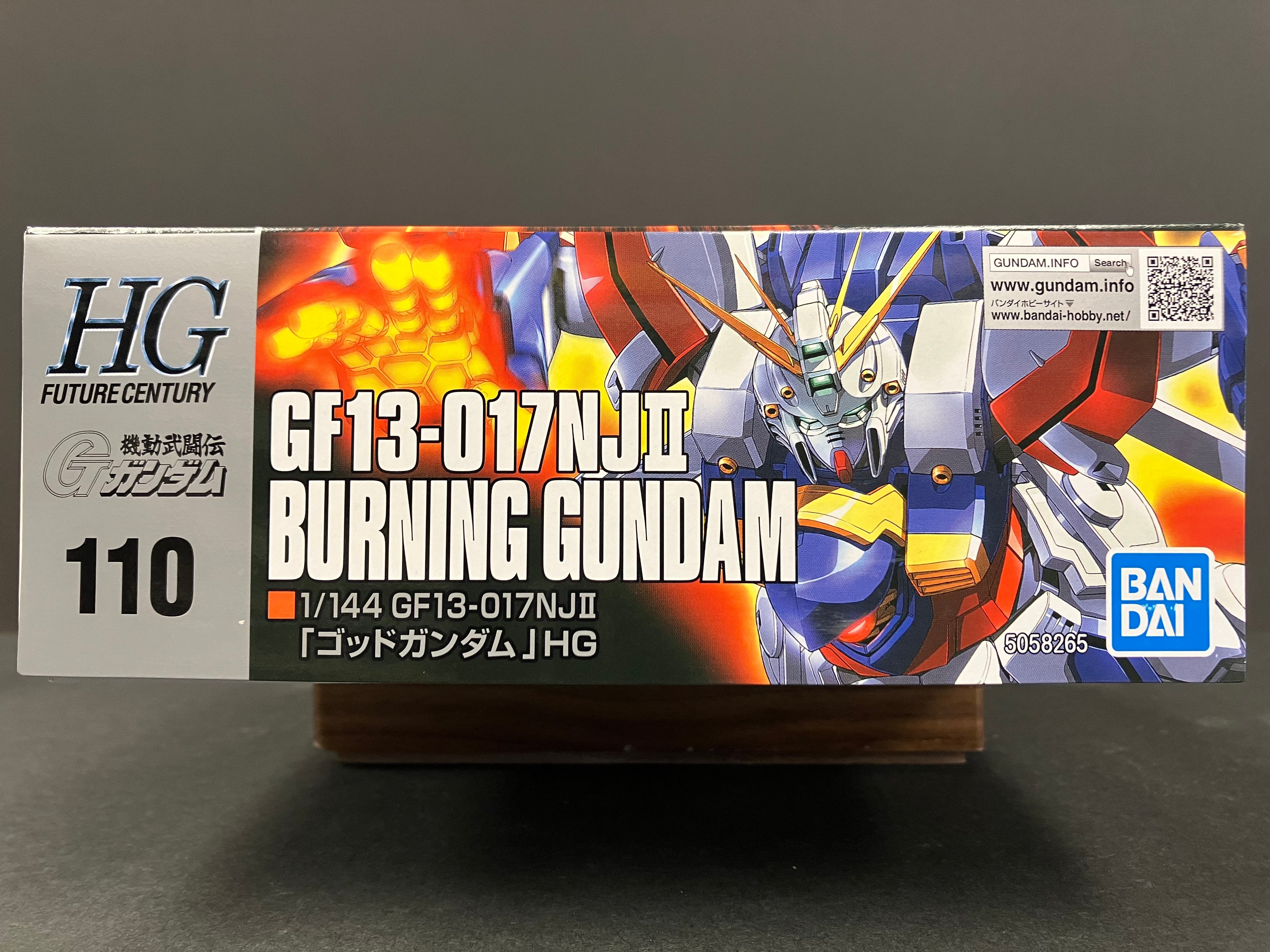 HGFC 1/144 No. 110 GF13-017NJII Burning Gundam Neo Japan Mobile Fighter [神高達 ~ G Gundam]