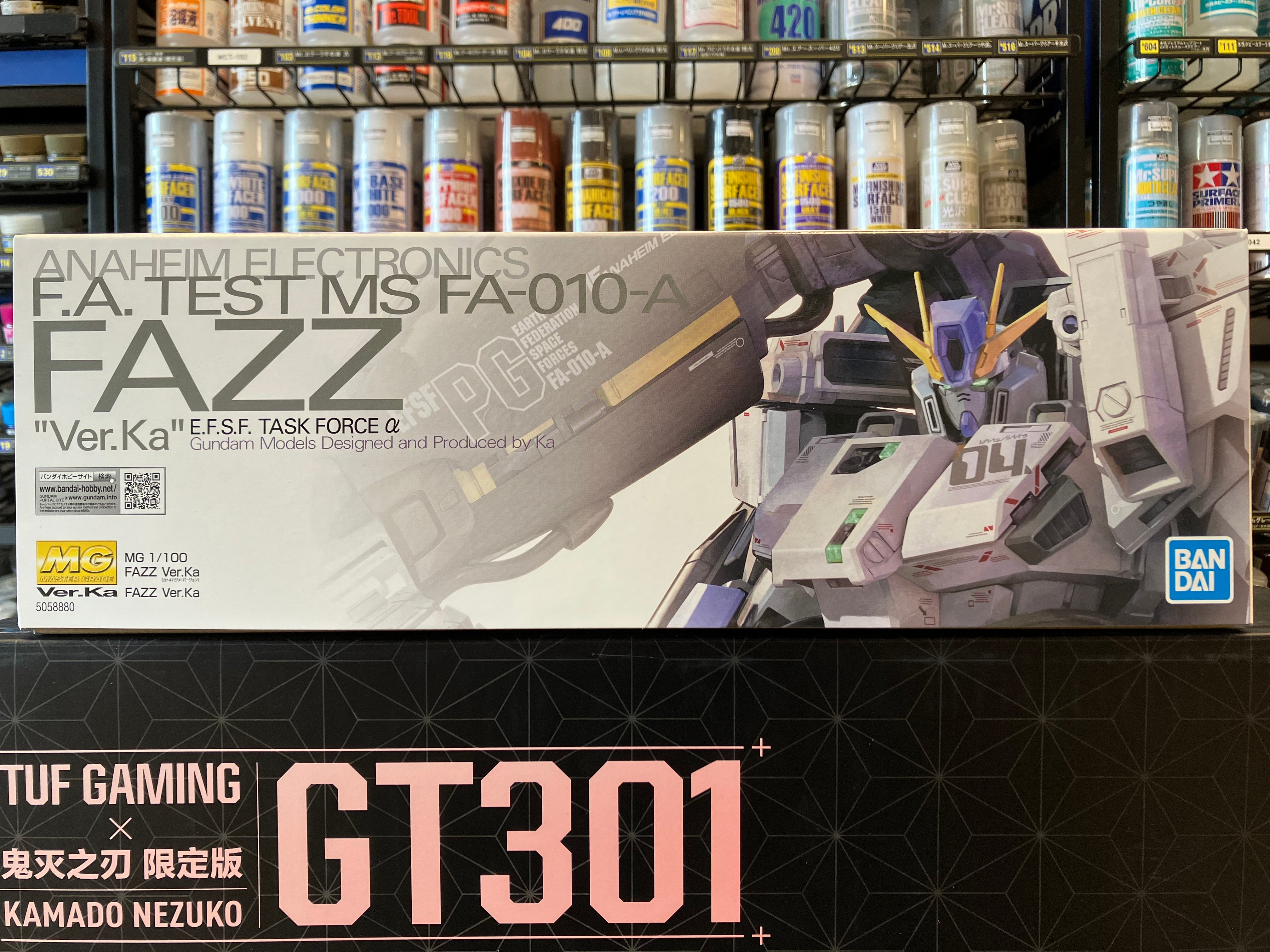 MG 1/100 Anaheim Electronics F.A. Test MS FA-010A Fazz E.F.S.F. Task Force α Version Ka
