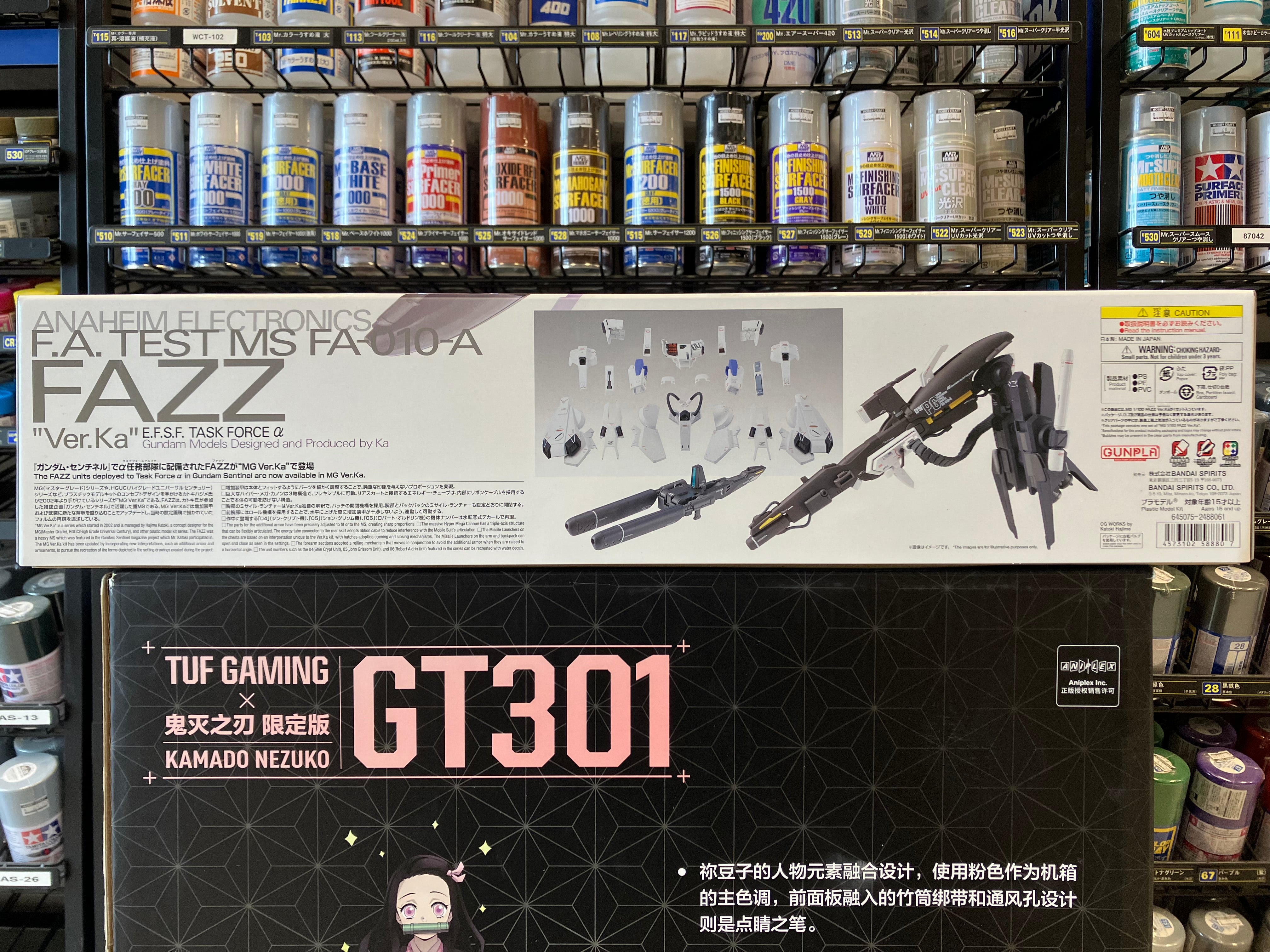 MG 1/100 Anaheim Electronics F.A. Test MS FA-010A Fazz E.F.S.F. Task Force α Version Ka
