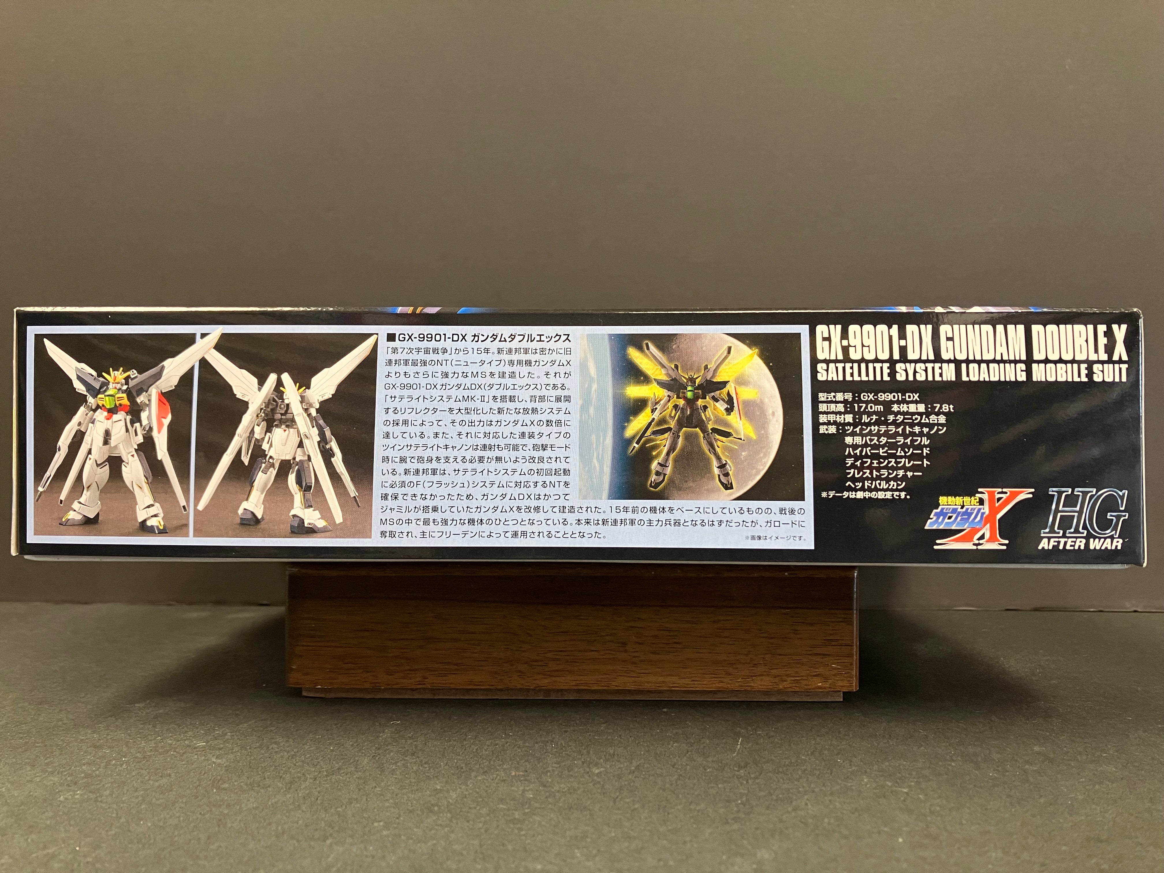 HGAW 1/144 No. 163 GX-9901-DX Gundam Double X Satellite System Loading Mobile Suit [高達 Double X]