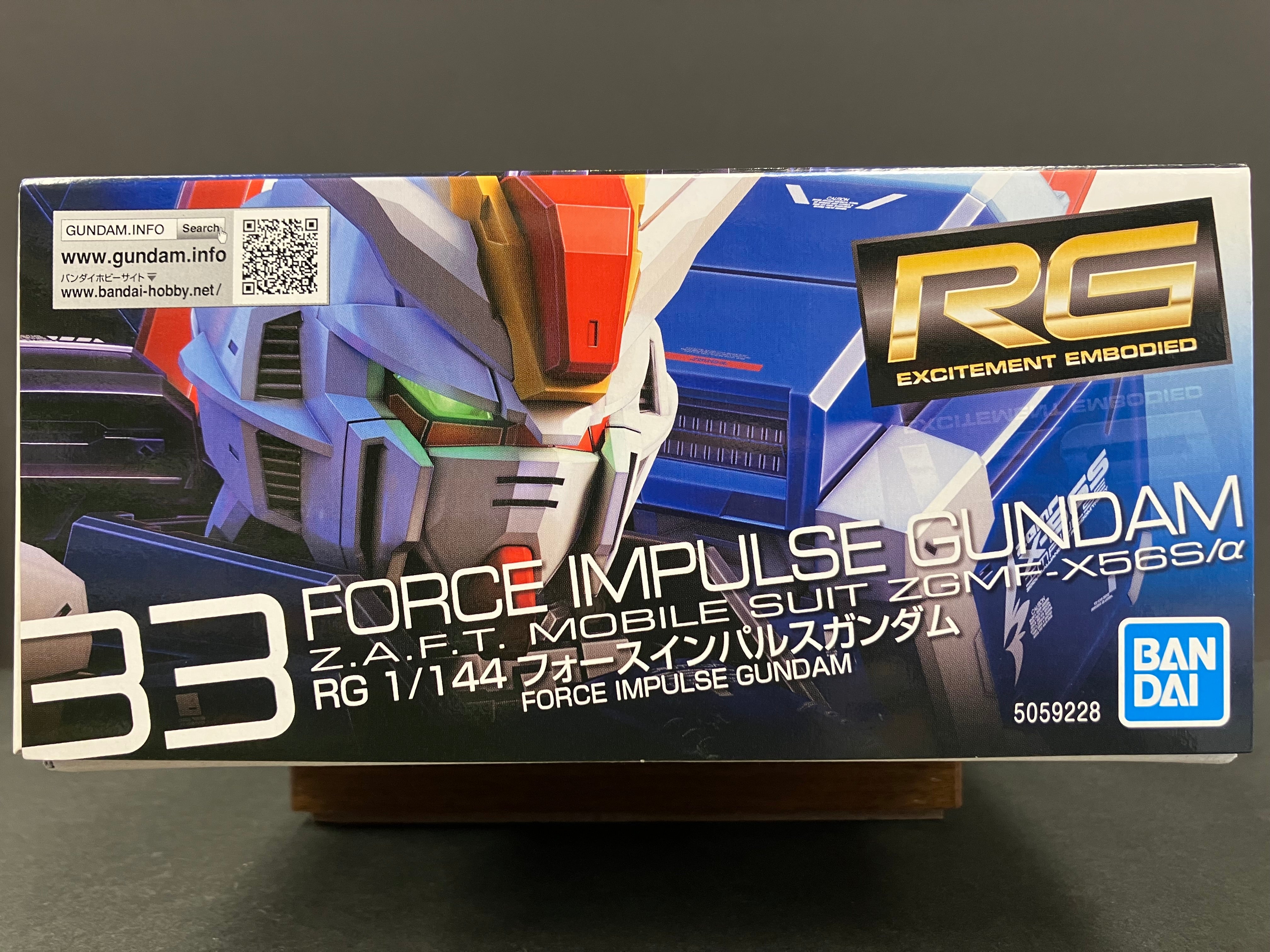 RG 1/144 No. 33 Force Impulse Gundam Z.A.F.T. Mobile Suit ZGMF-X56S/α [強攻型·衝擊高達]