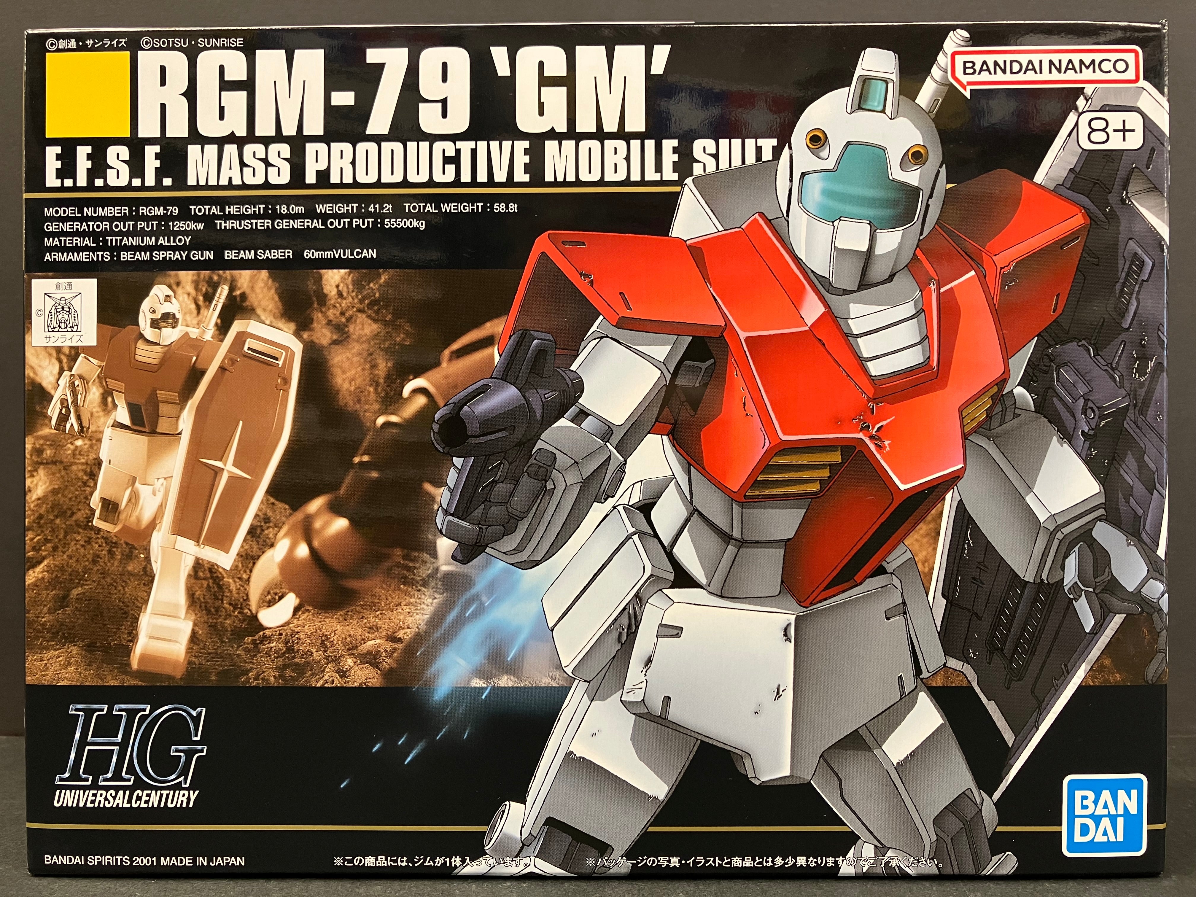 HGUC 1/144 No. 020 RGM-79 GM E.F.S.F. Mass Productive Mobile Suit [吉姆]