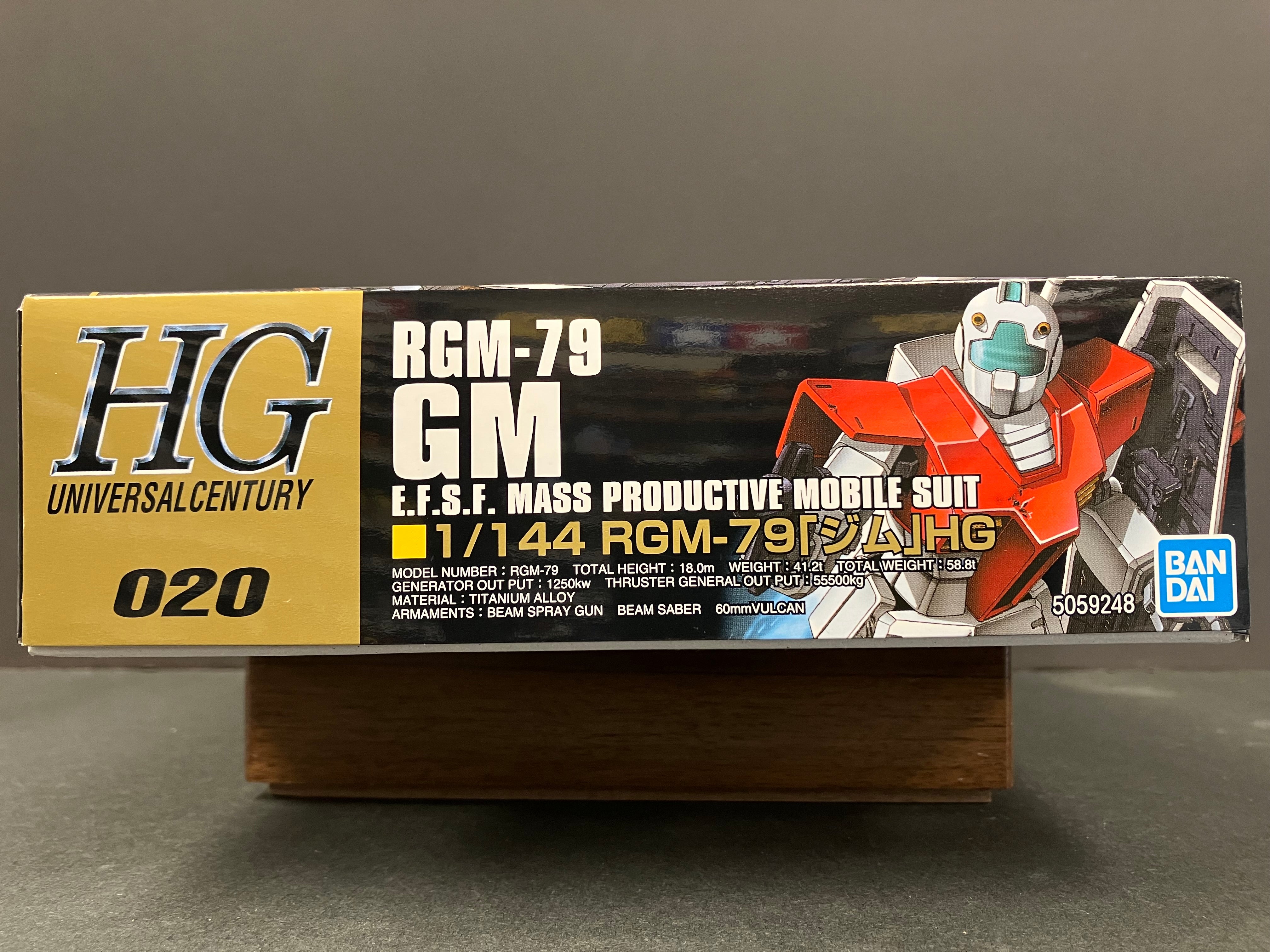 HGUC 1/144 No. 020 RGM-79 GM E.F.S.F. Mass Productive Mobile Suit [吉姆]