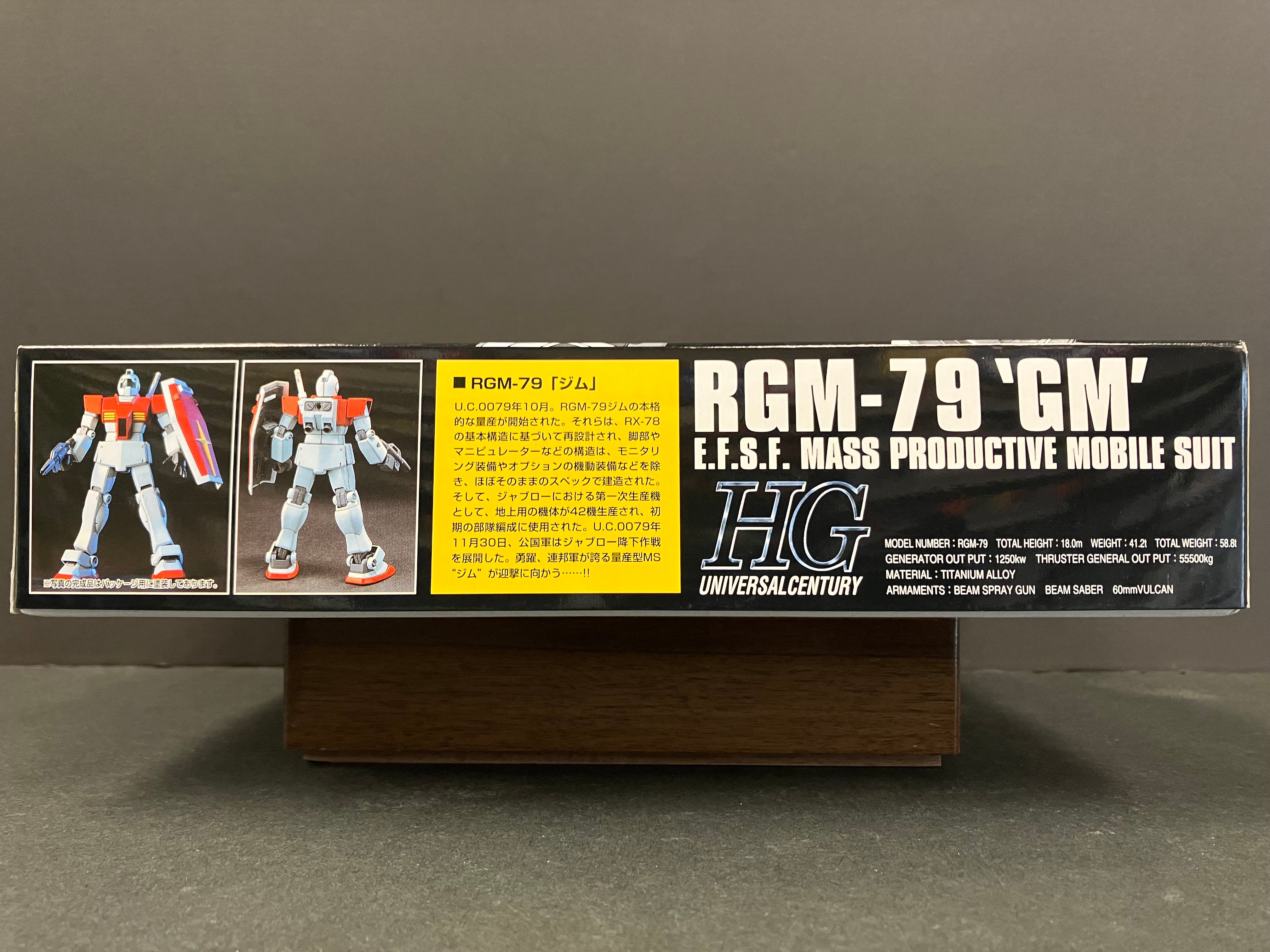HGUC 1/144 No. 020 RGM-79 GM E.F.S.F. Mass Productive Mobile Suit [吉姆]