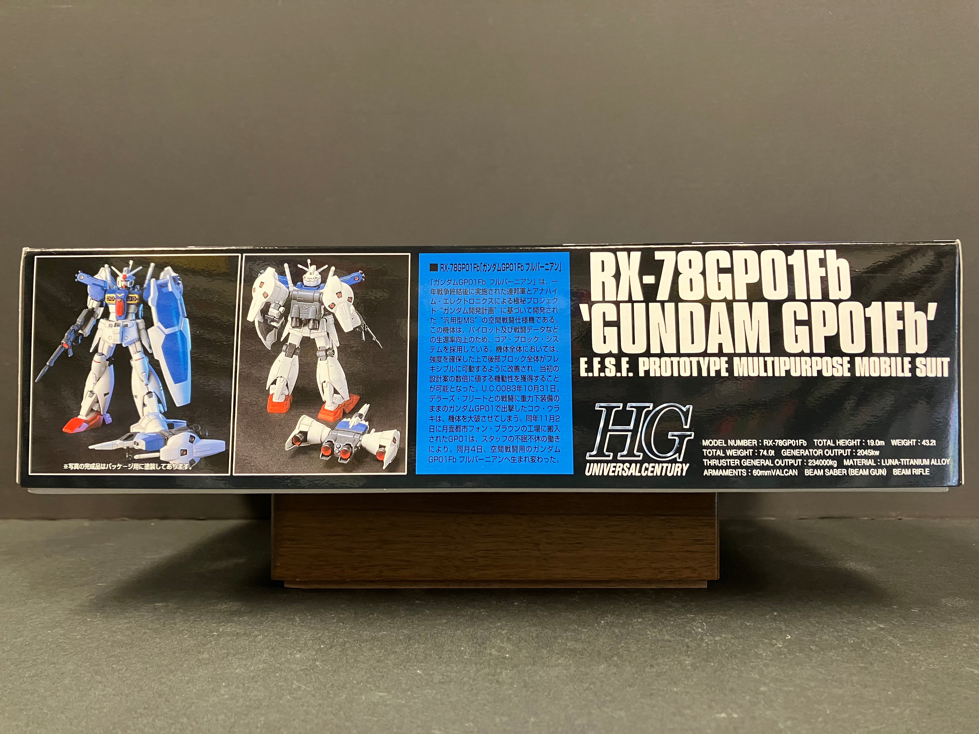HGUC 1/144 No. 018 RX-78GP01Fb Gundam GP01Fb E.F.S.F. Prototype Multipurpose Mobile Suit [高達 GP01-Fb]
