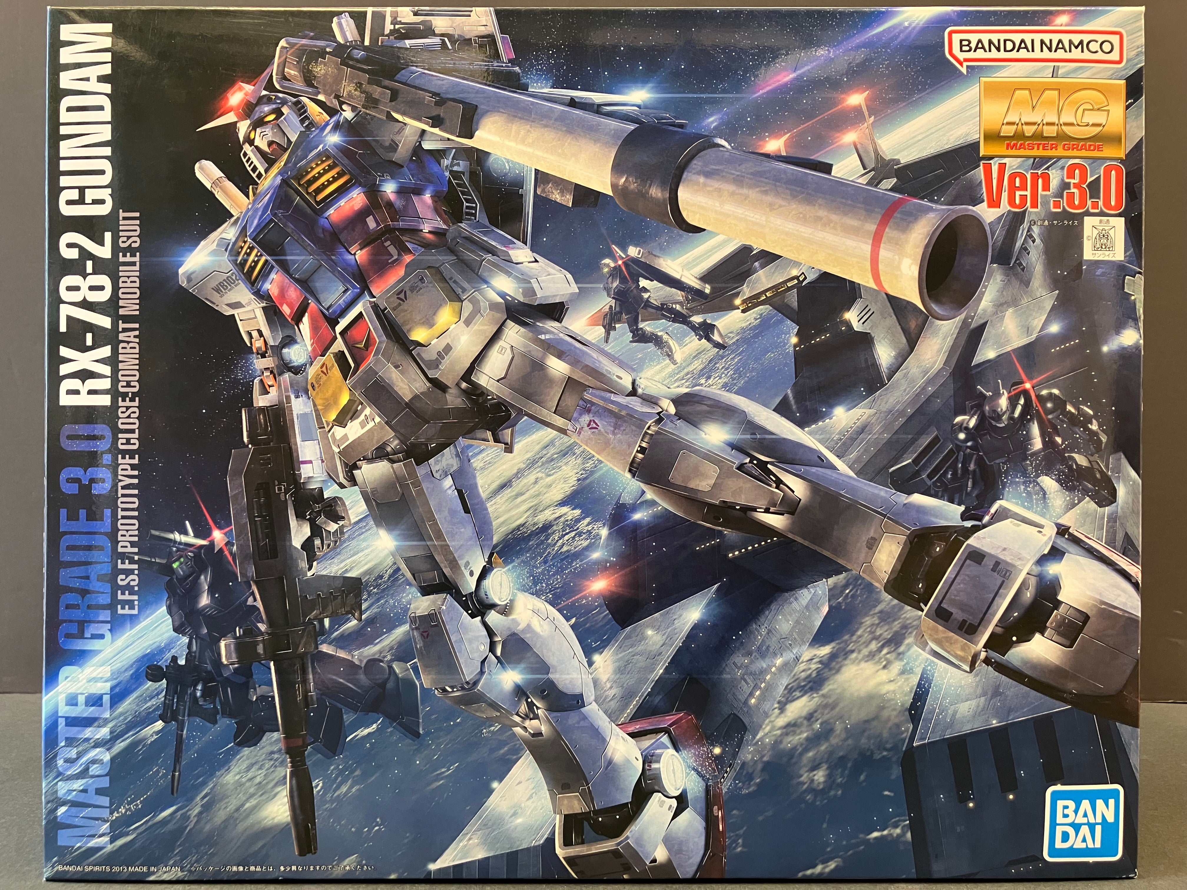 MG 1/100 RX-78-2 Gundam Version 3.0 E.F.S.F. Prototype Close-Combat Mobile Suit [元祖高達 Ver. 3.0]