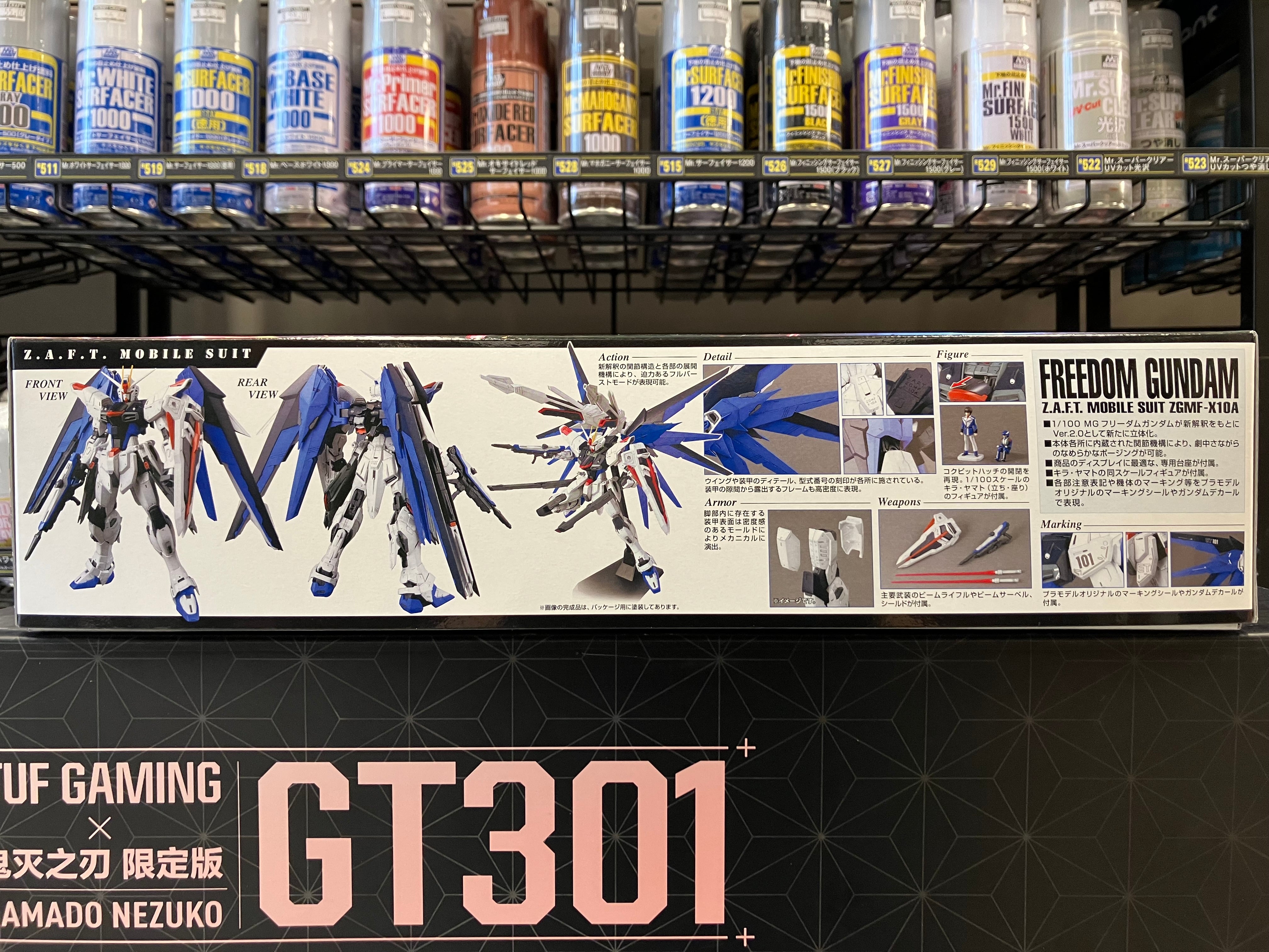 MG 1/100 Freedom Gundam Version 2.0 Z.A.F.T. Mobile Suit ZGMF-X10A [自由高達 Ver 2.0]