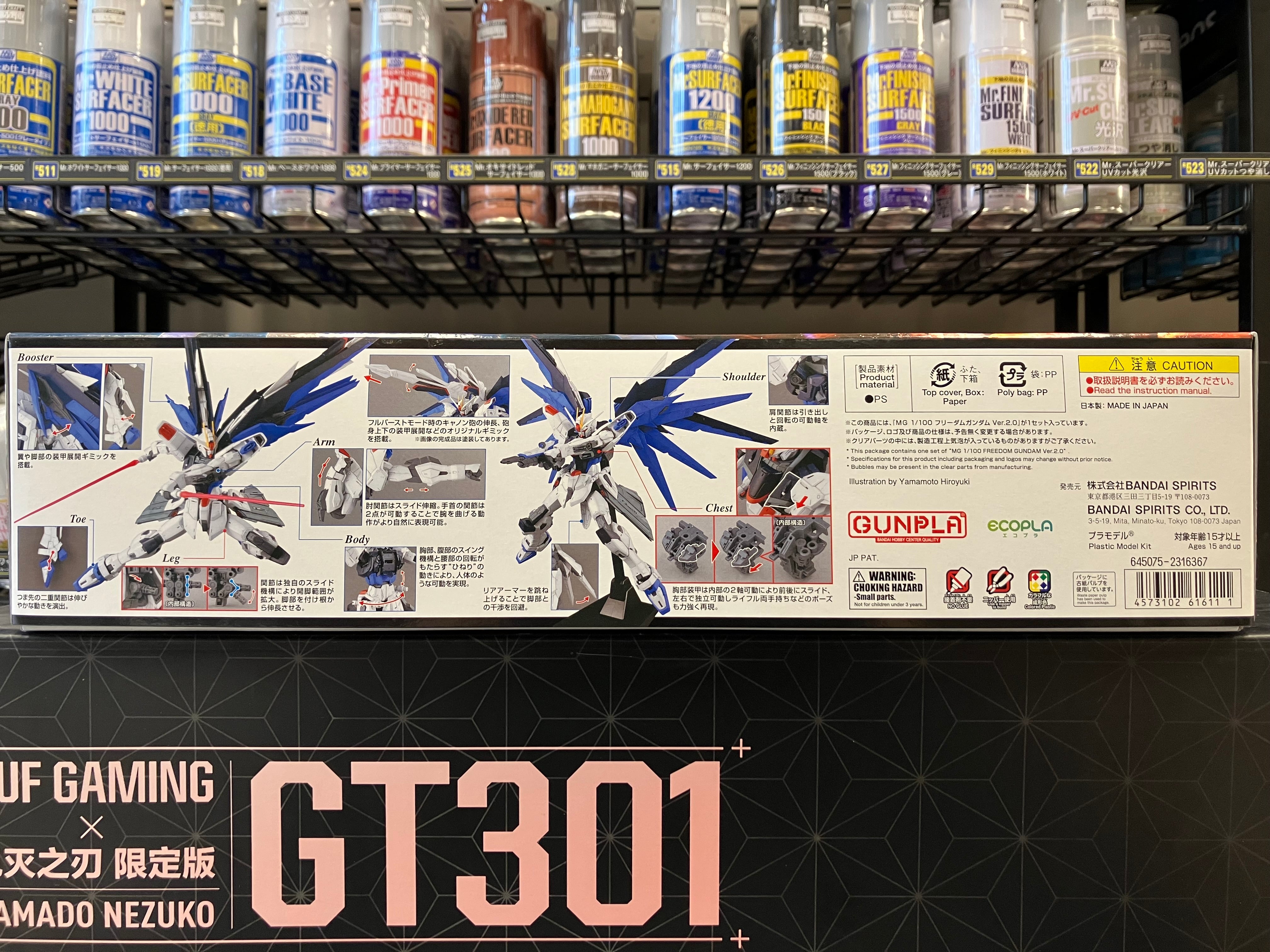 MG 1/100 Freedom Gundam Version 2.0 Z.A.F.T. Mobile Suit ZGMF-X10A [自由高達 Ver 2.0]