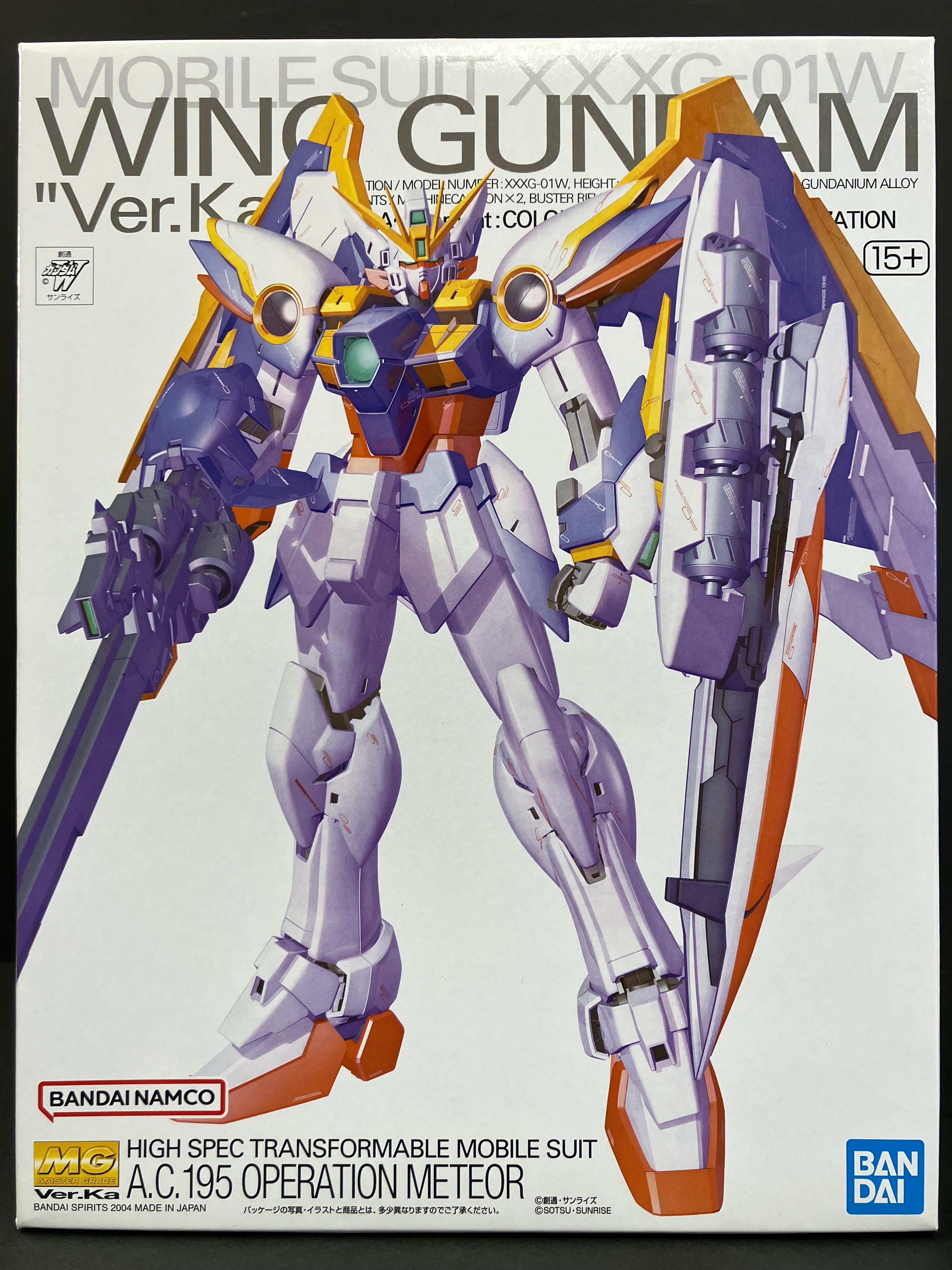 MG 1/100 Mobile Suit XXXG-01W Wing Gundam High Spec Transformable Mobile Suit Version Ka [飛翼高達 EW Ver. Ka]