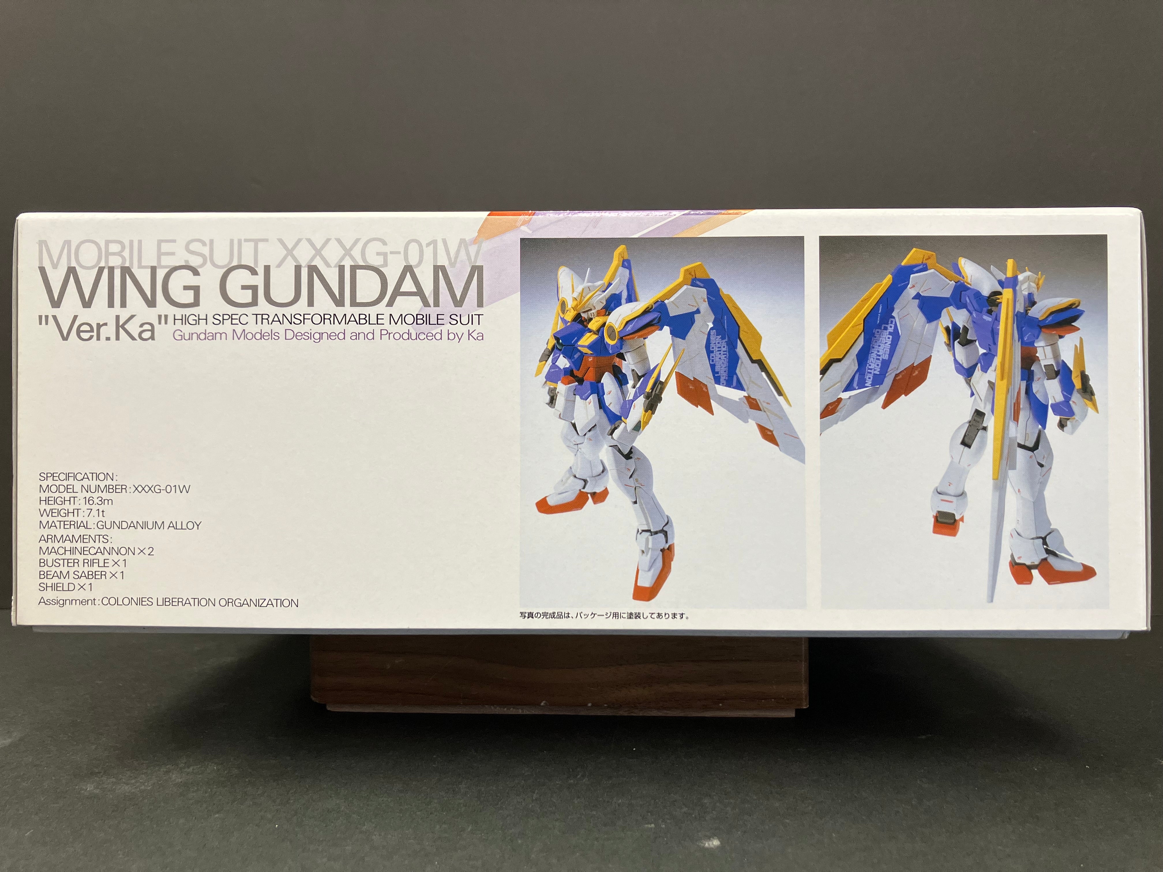 MG 1/100 Mobile Suit XXXG-01W Wing Gundam High Spec Transformable Mobile Suit Version Ka [飛翼高達 EW Ver. Ka]