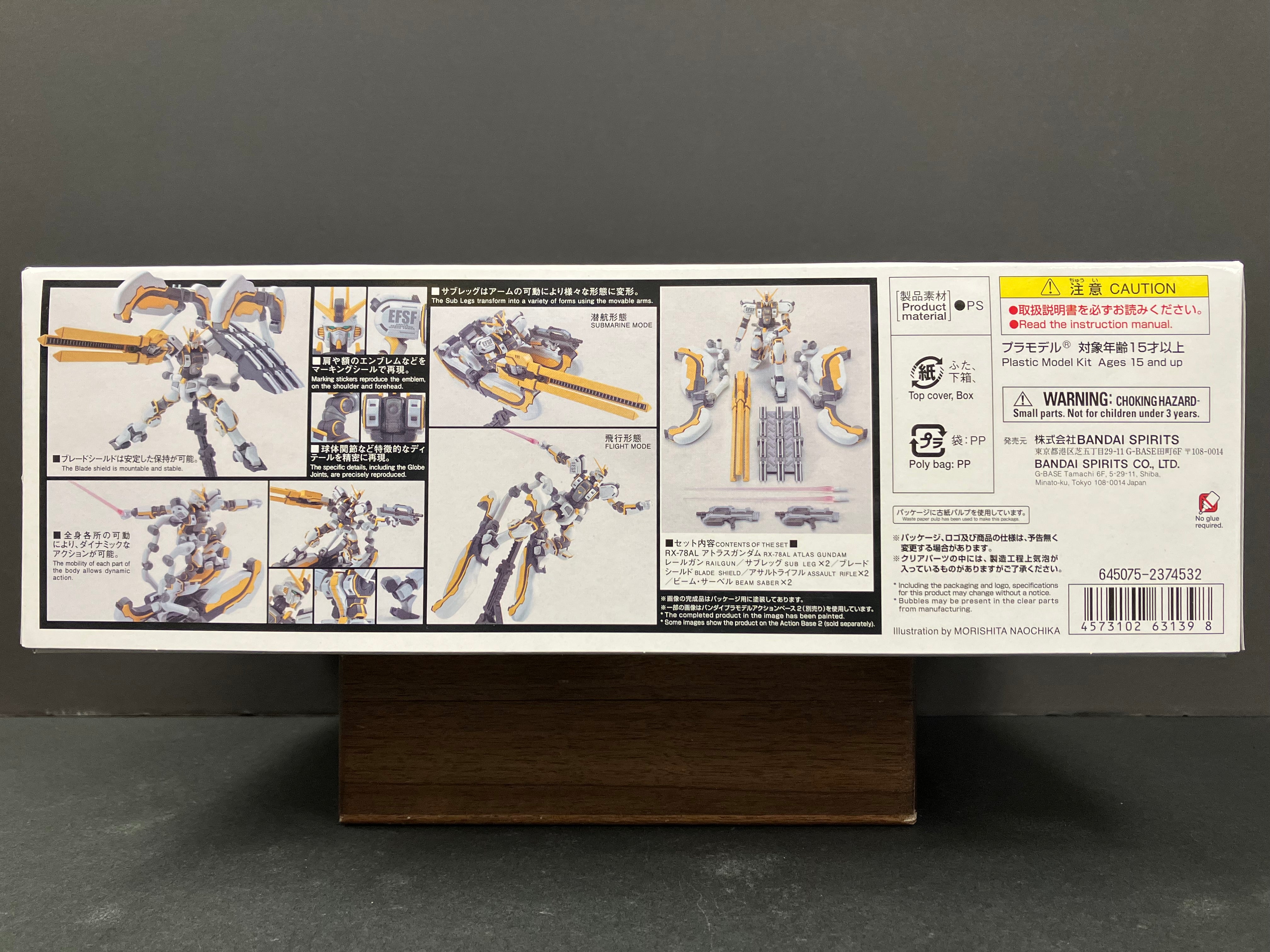 HGGT 1/144 RX-78AL Atlas Gundam Gundam Thunderbolt Version [阿特拉斯高達 ~ 雷霆宙域戰線版本]